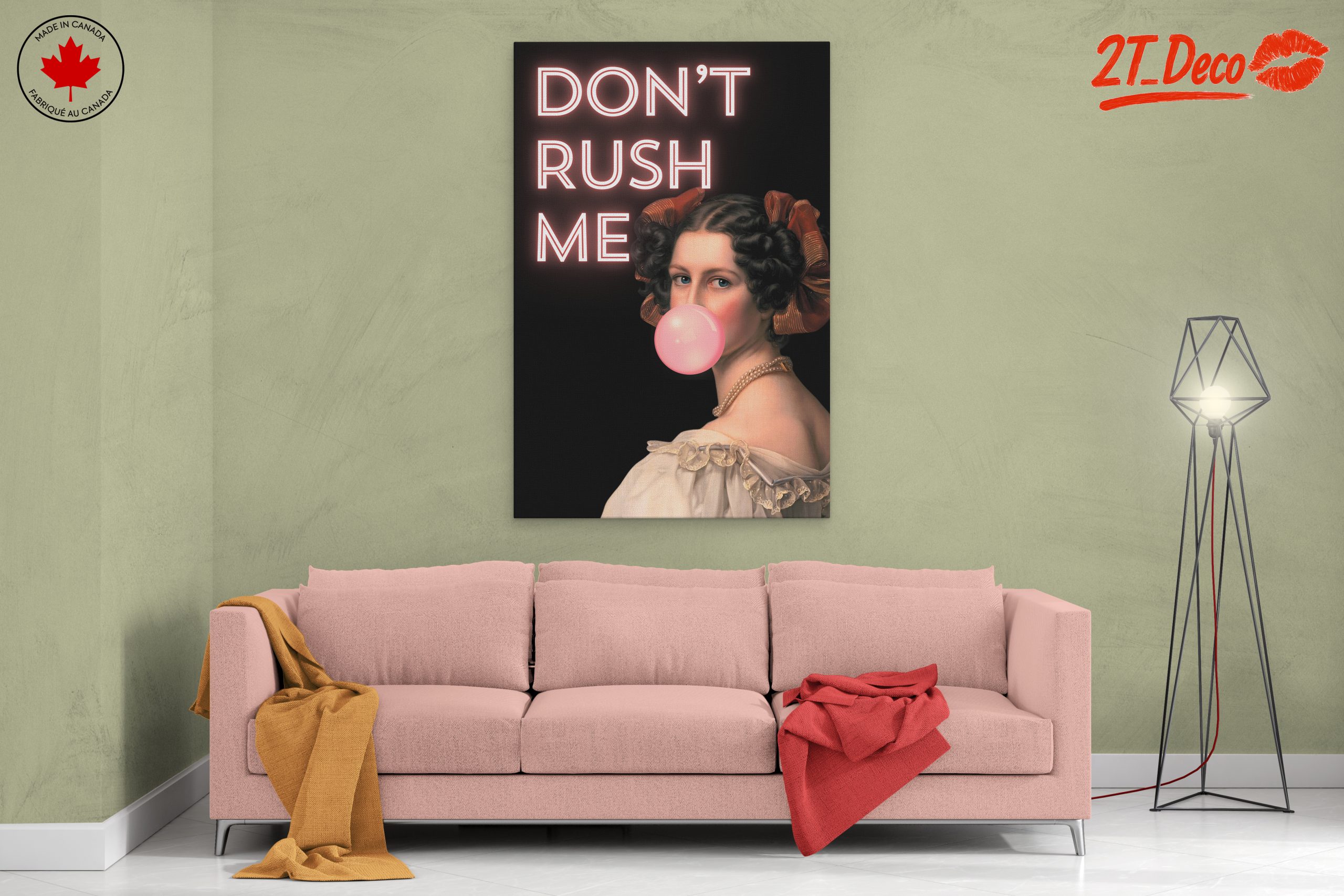 Modern Portrait with Bubblegum - Image 2