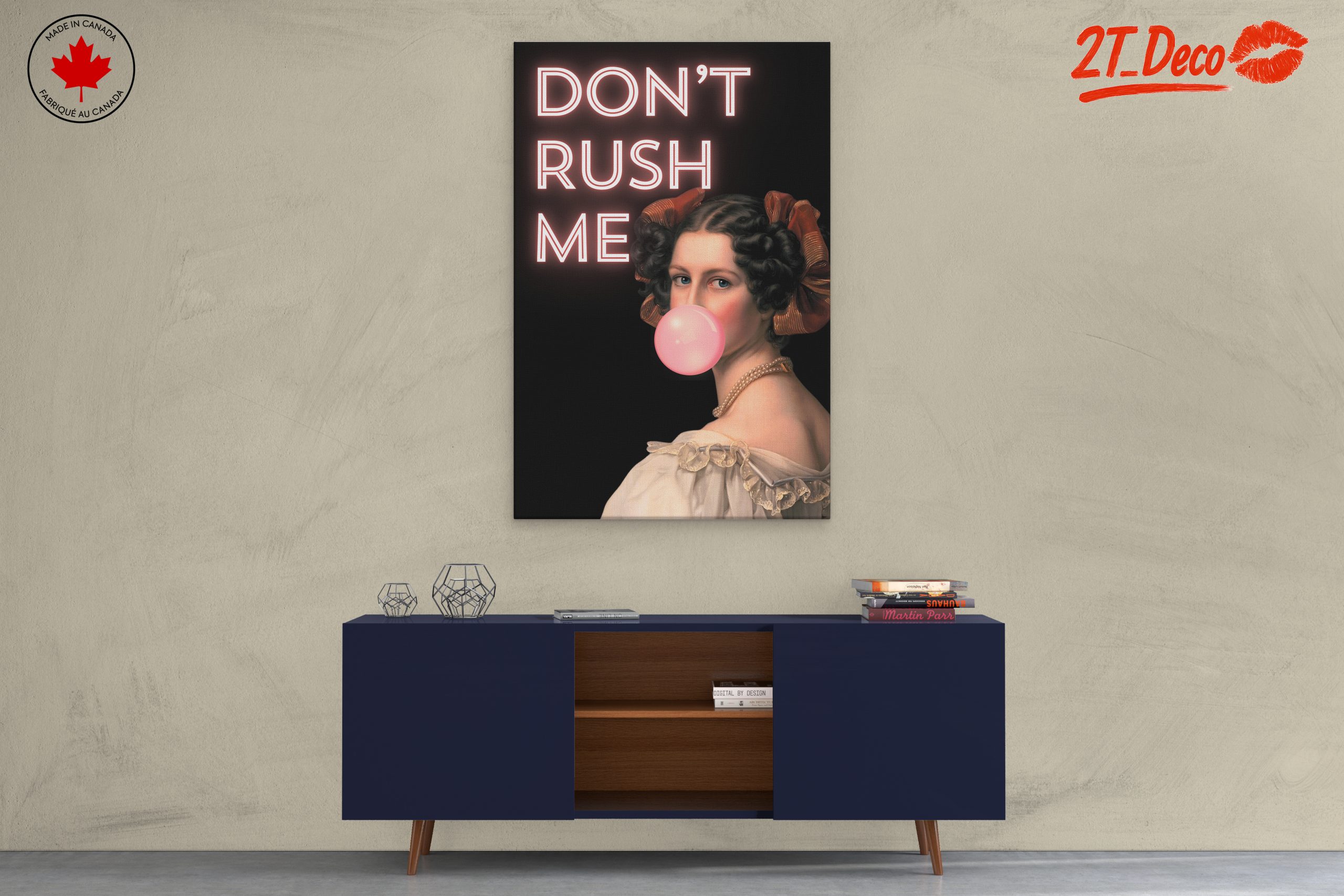 Modern Portrait with Bubblegum - Image 3