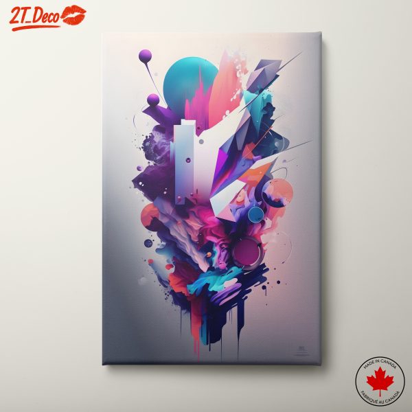 Vibrant Dynamic Abstract Wall Art 2