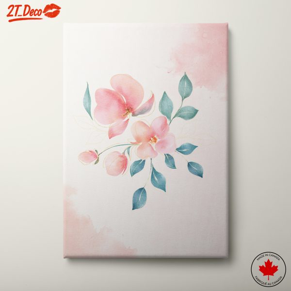 Delicate Floral Arrangement with Pink Blooms