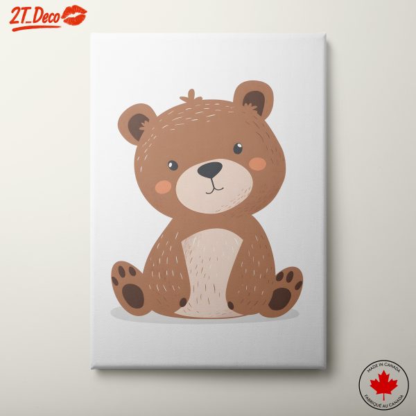 Adorable Bear Illustration Art