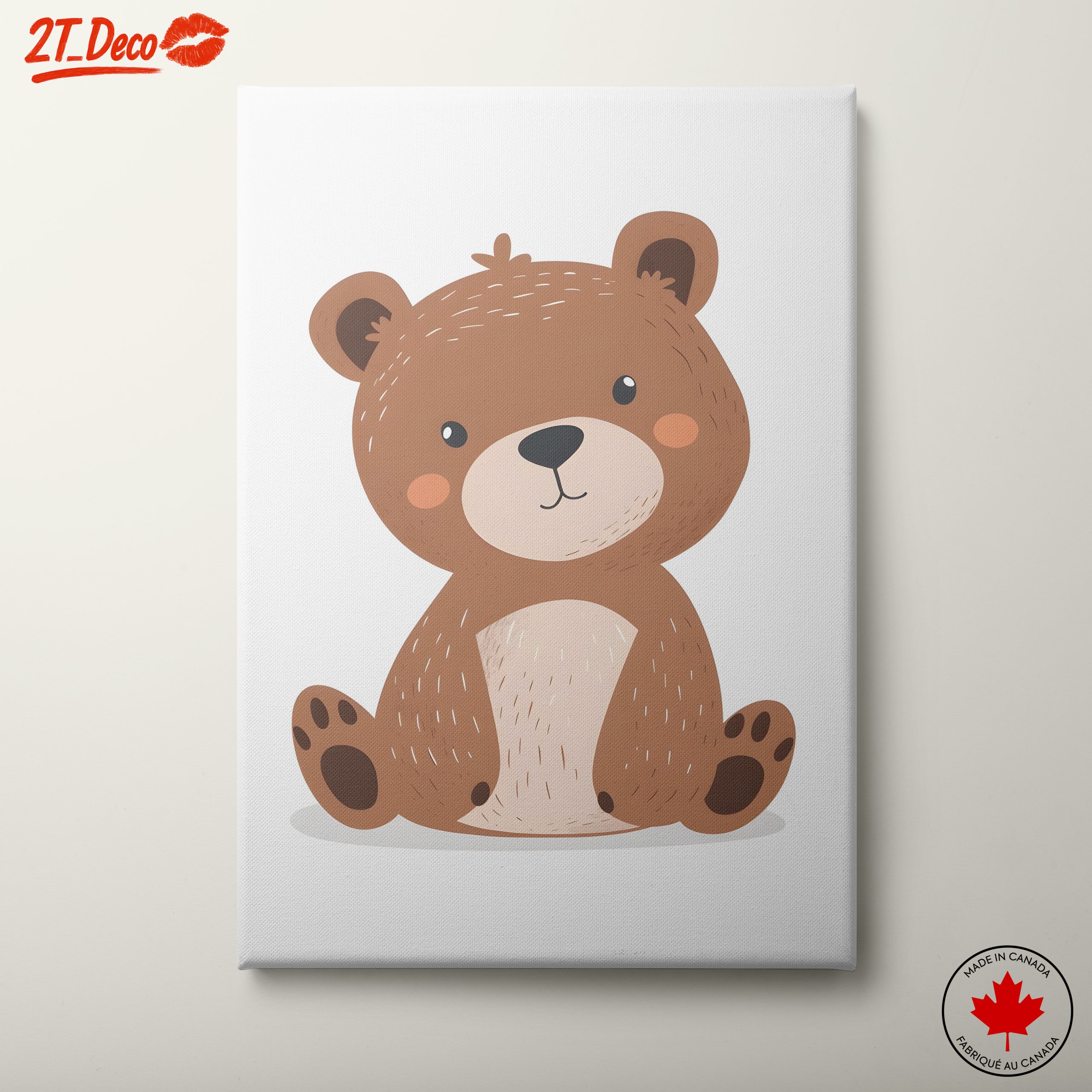 Adorable Bear Illustration Art