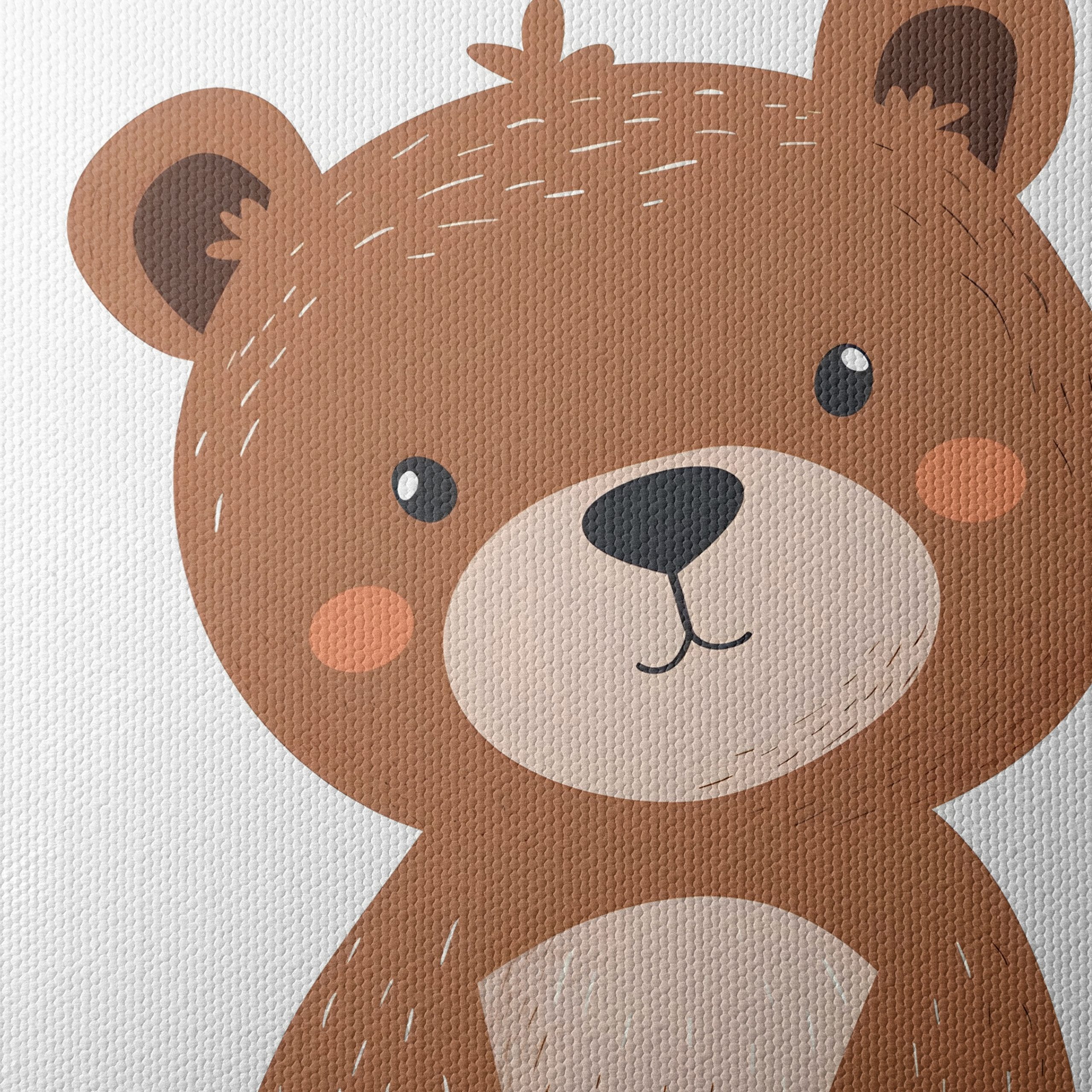 Adorable Bear Illustration Art - Image 4
