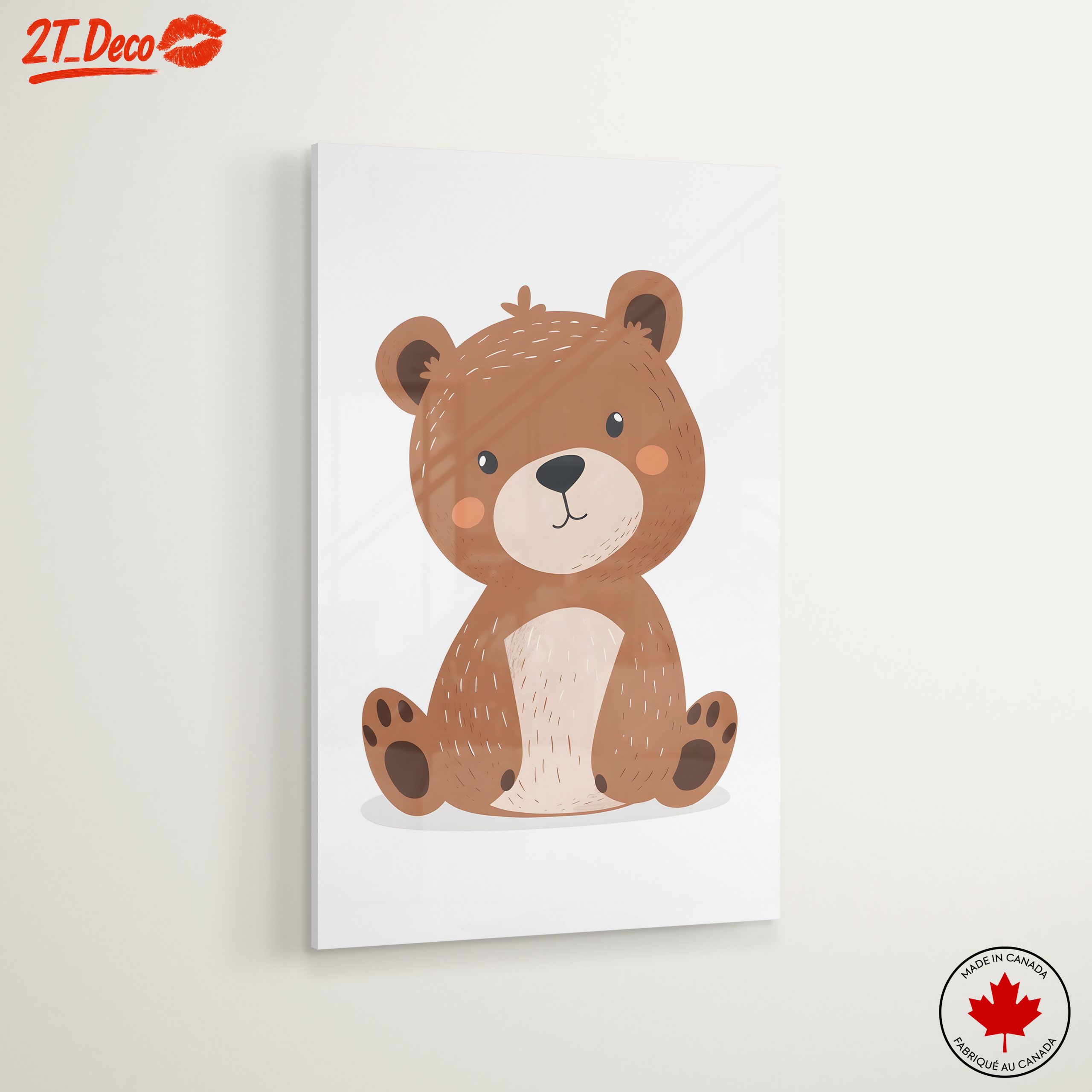 Adorable Bear Illustration Art - Image 6