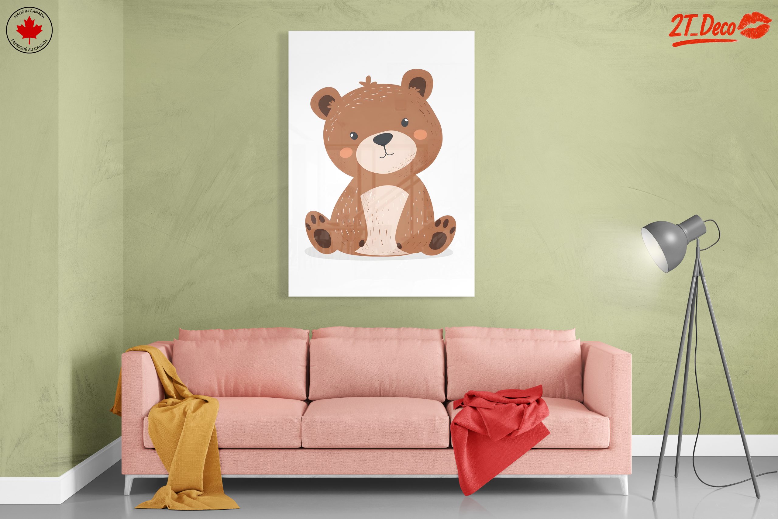 Adorable Bear Illustration Art - Image 7