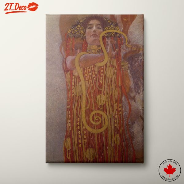 Symbolic Floral Artwork Featuring Elegant Female Figures