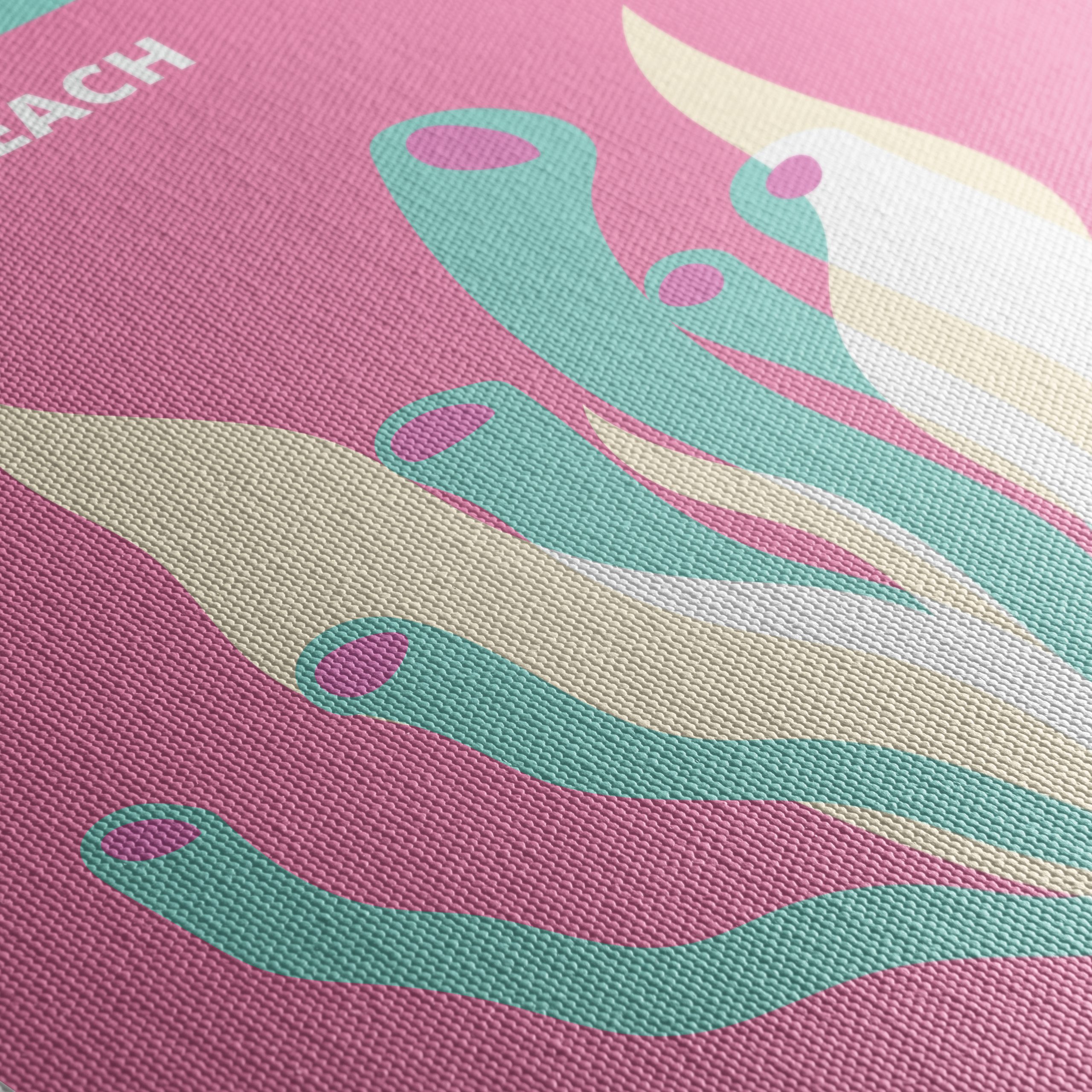 Stylized Botanical Illustration of Palm Beach - Image 5