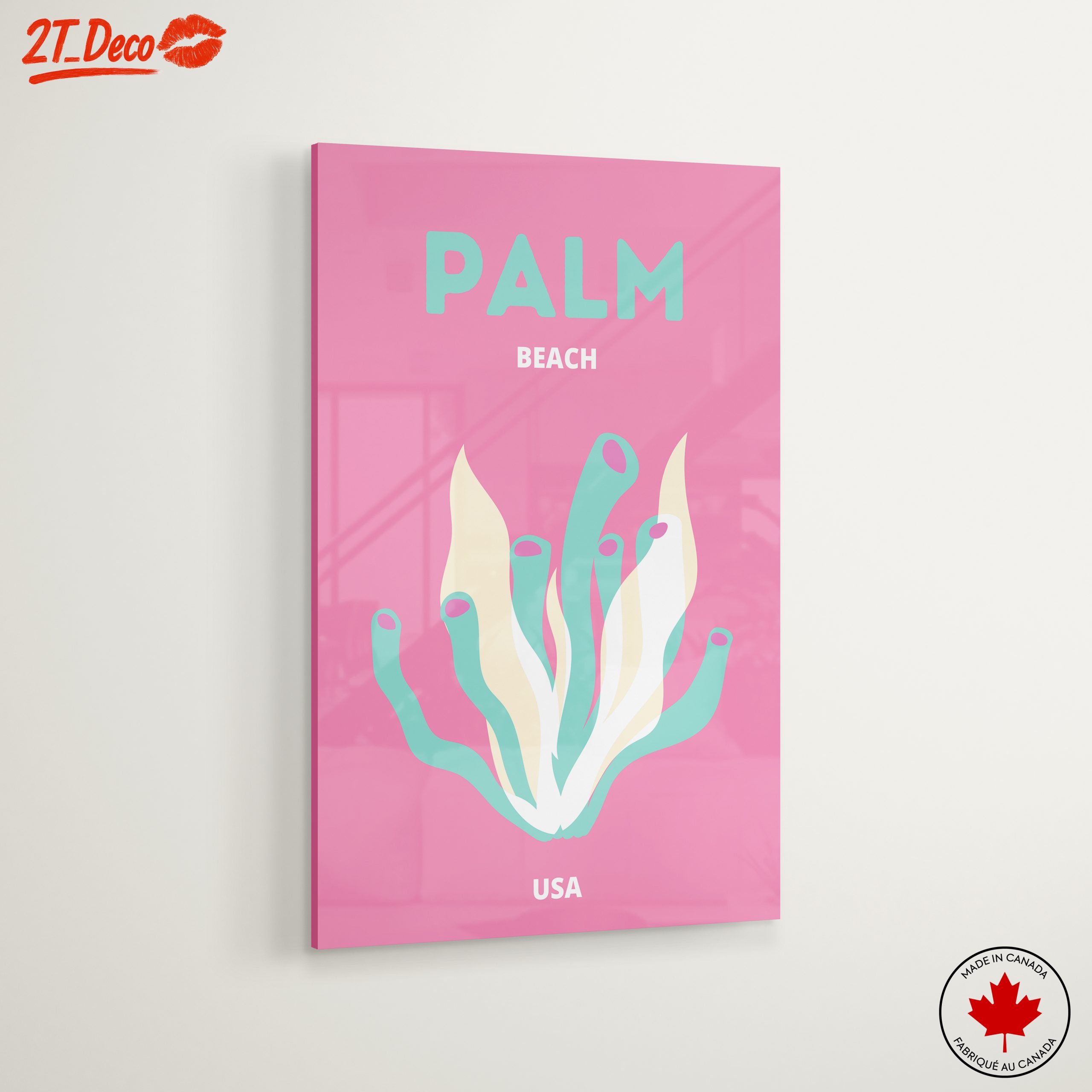 Stylized Botanical Illustration of Palm Beach - Image 6