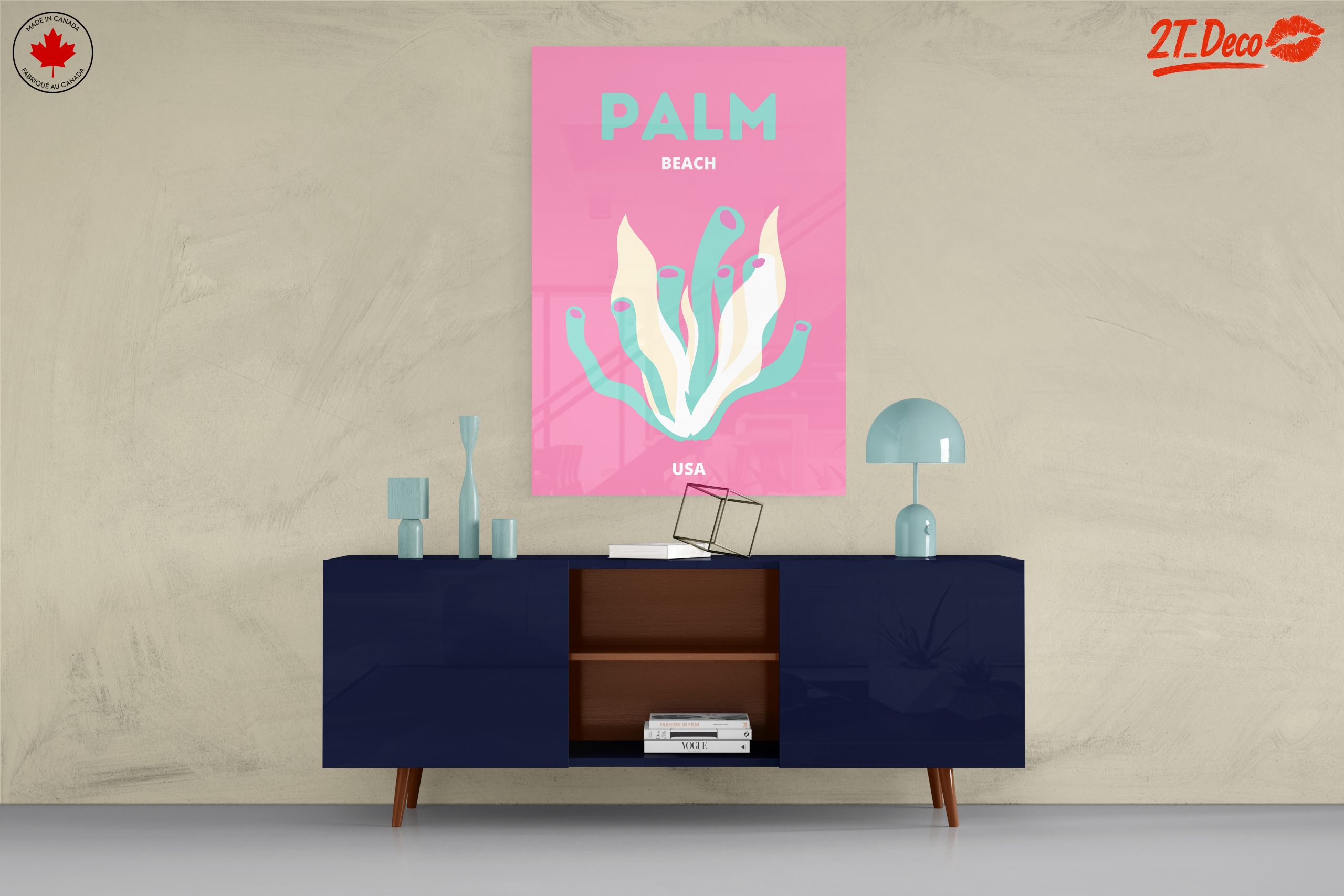 Stylized Botanical Illustration of Palm Beach - Image 8