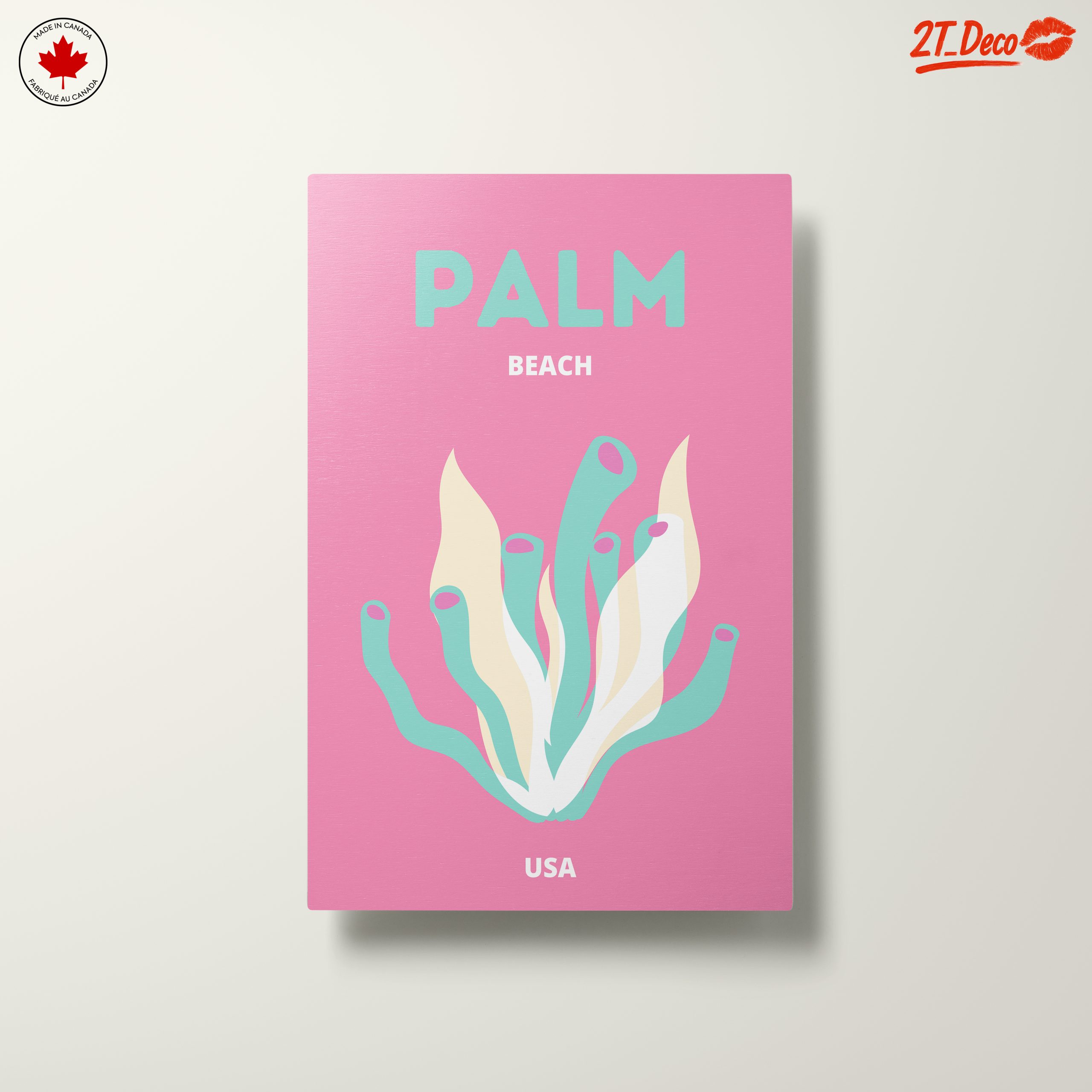 Stylized Botanical Illustration of Palm Beach - Image 10