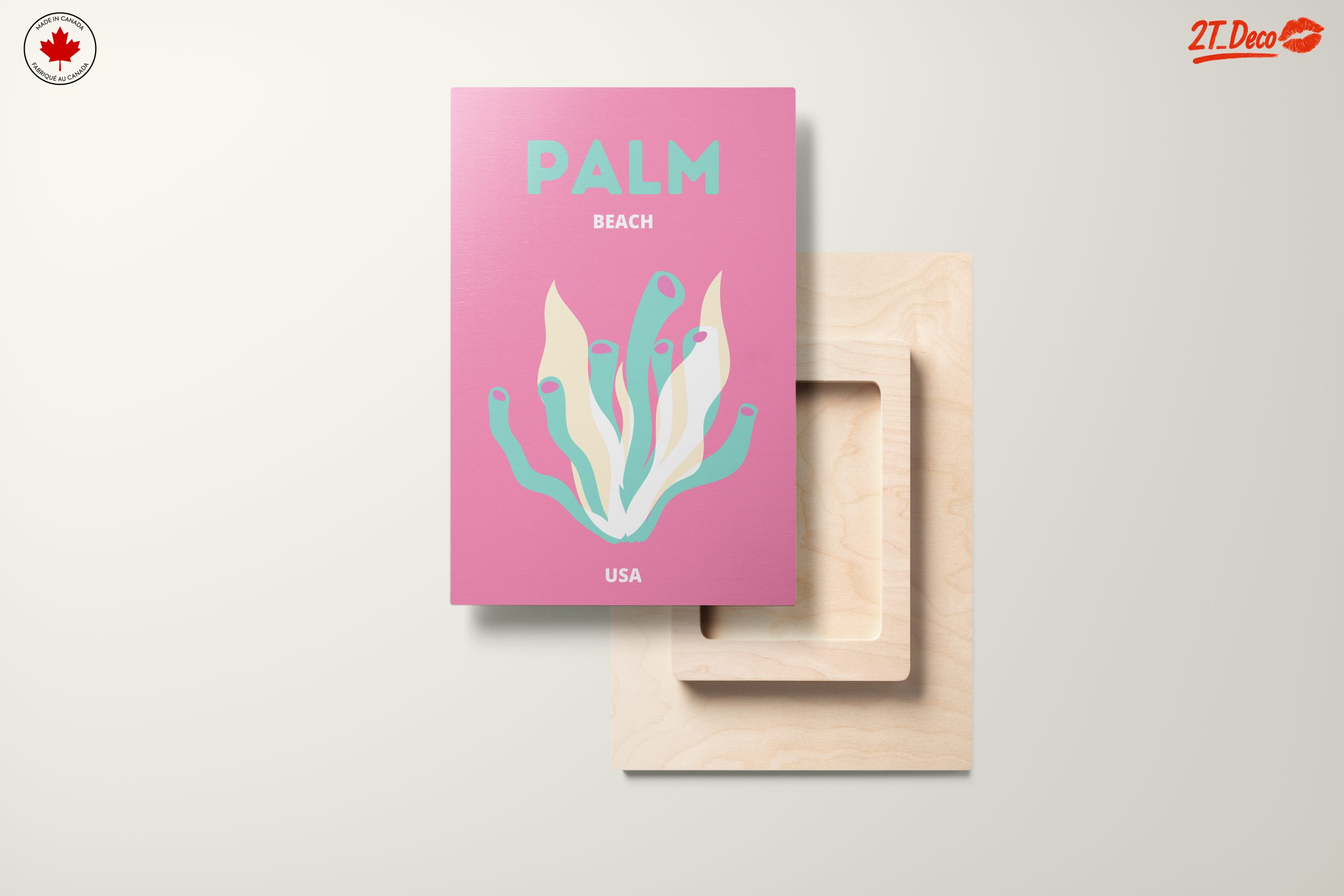Stylized Botanical Illustration of Palm Beach - Image 11