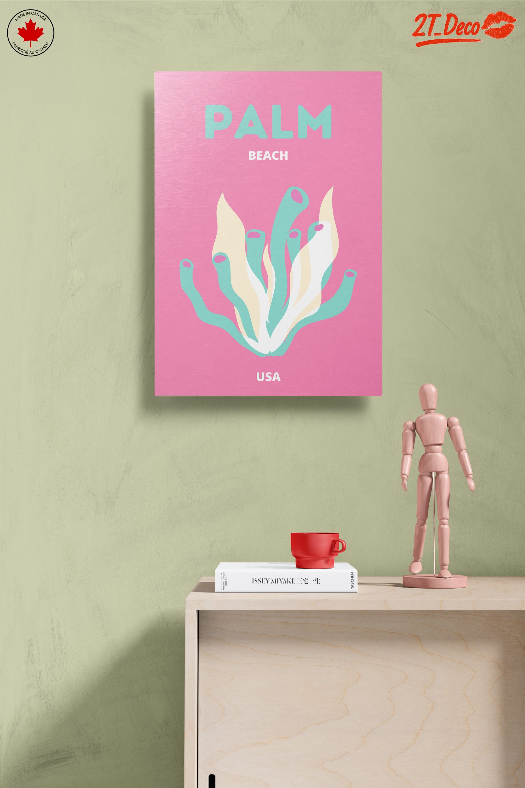 Stylized Botanical Illustration of Palm Beach - Image 14