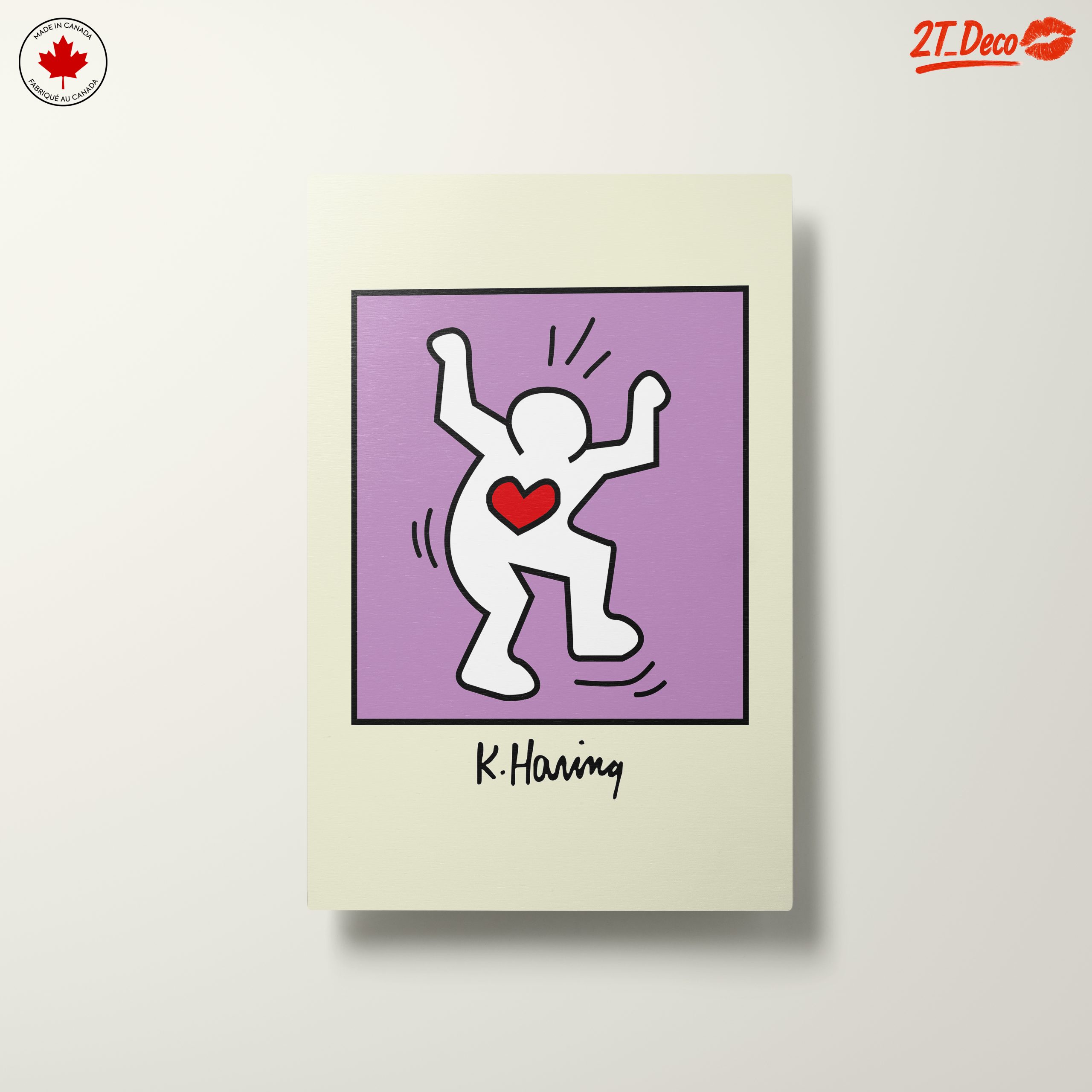 Colorful Contemporary Pop Art with Heart Motif - Image 10