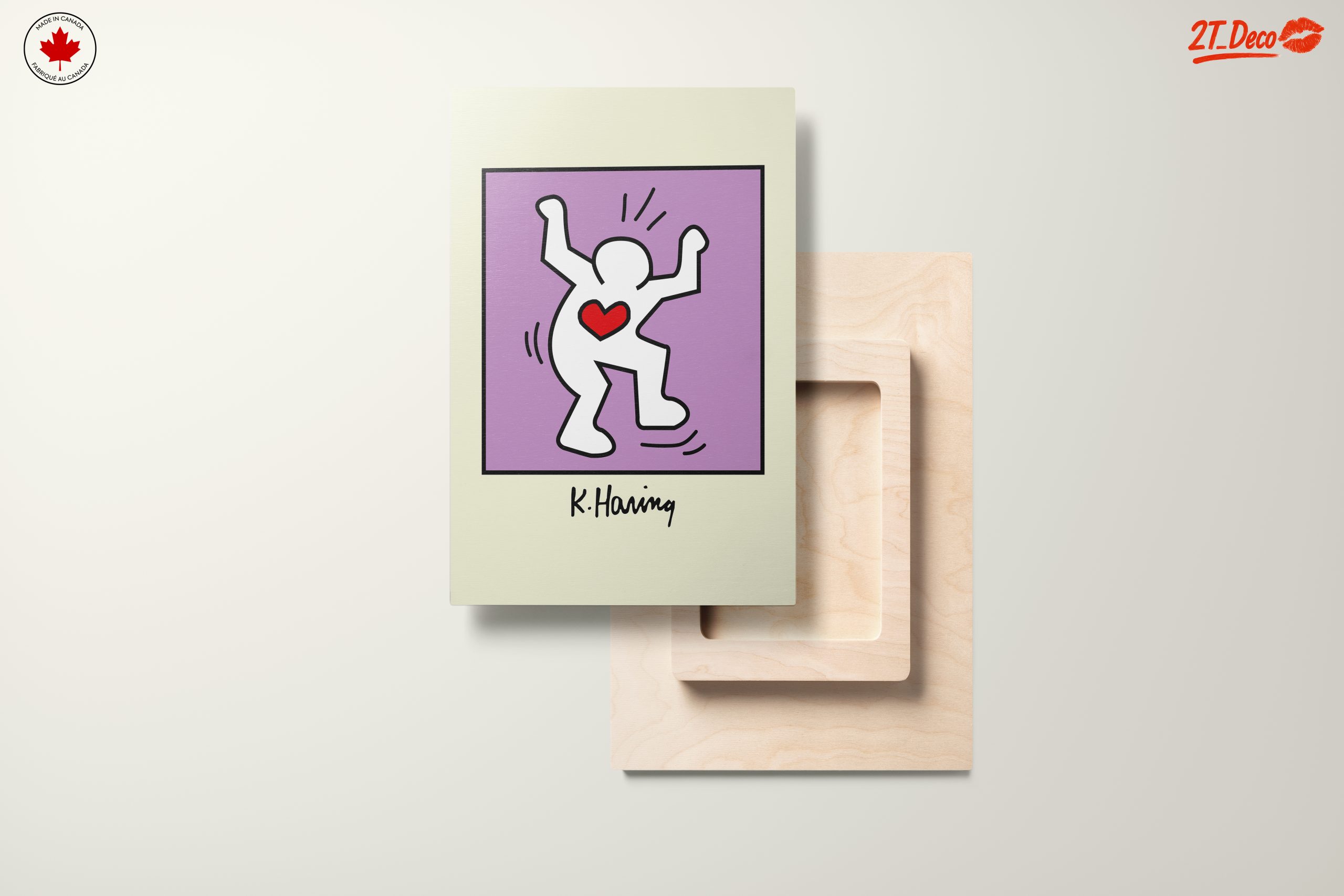 Colorful Contemporary Pop Art with Heart Motif - Image 11