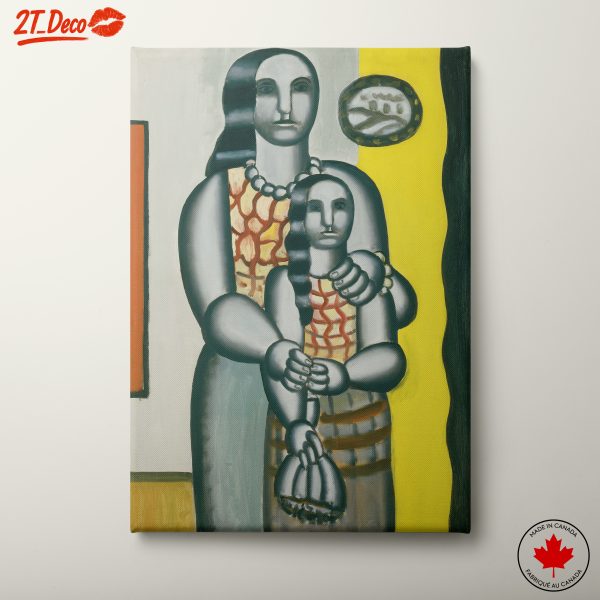Abstract Portrait of a Mother and Child