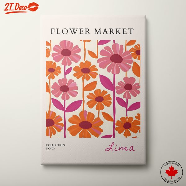 Flower Market Art Print 2
