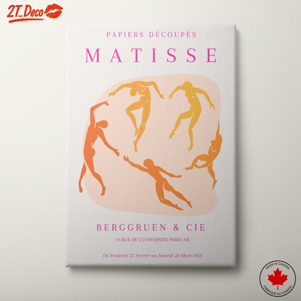 Dynamic Abstract Figure Art by Matisse