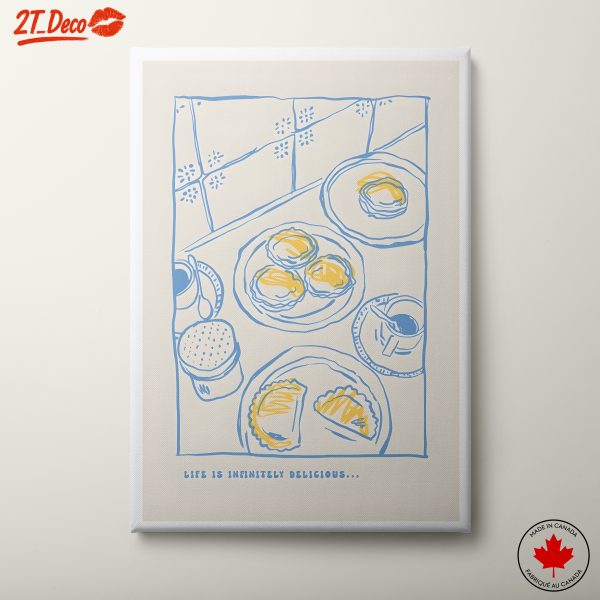 Abstract Representation of Delicious Food