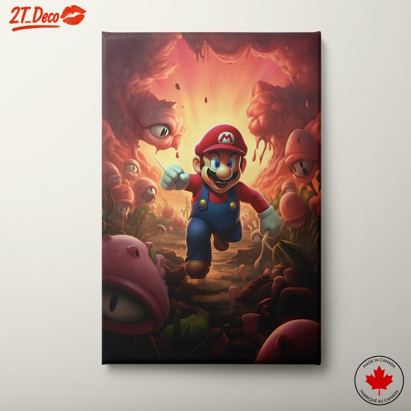 Mario in a Dynamic Adventure Scene