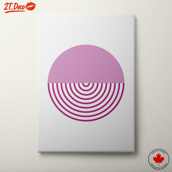 Geometric Abstract Art Circle Design
