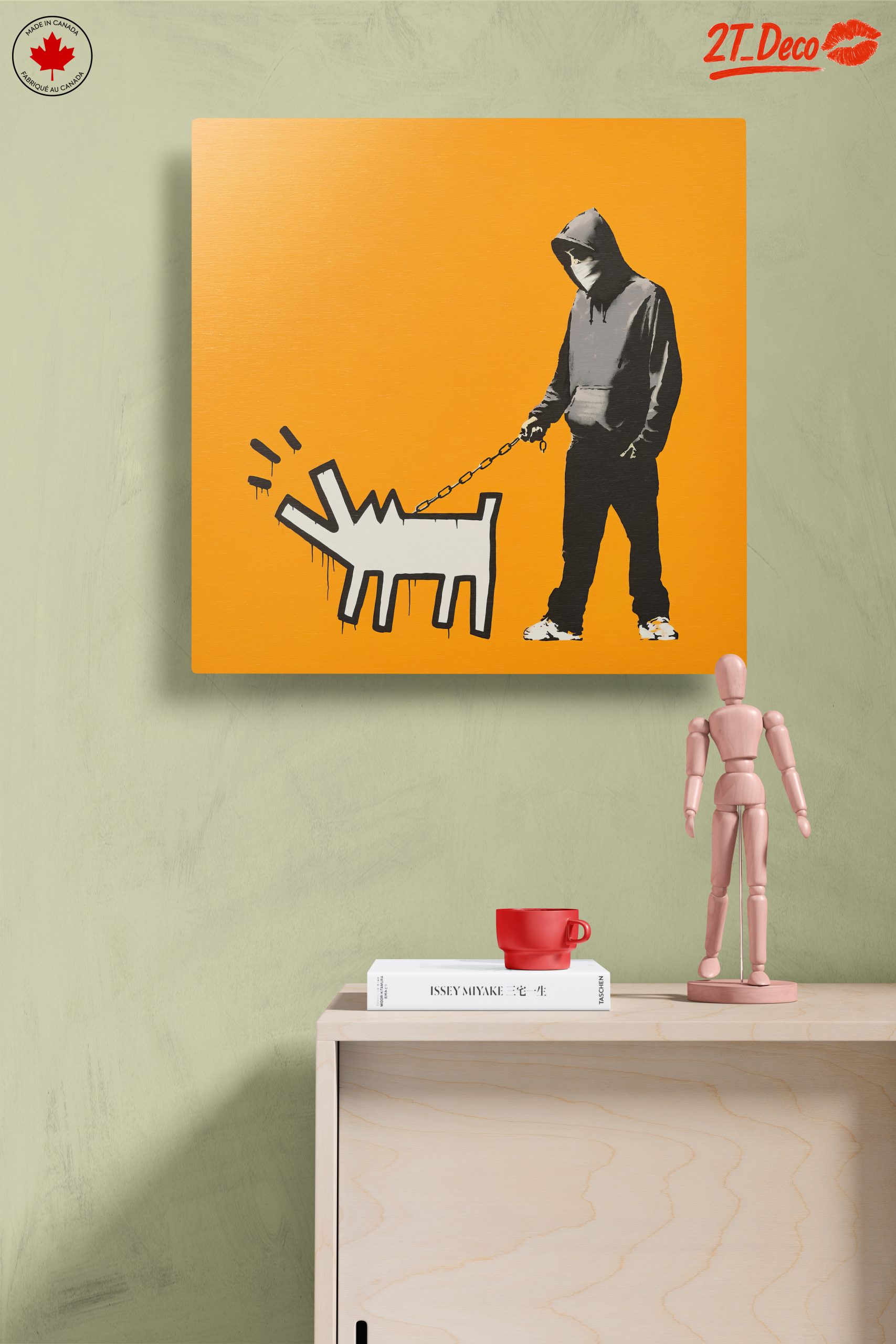 Urban Street Art Featuring Playful Dog - Image 14