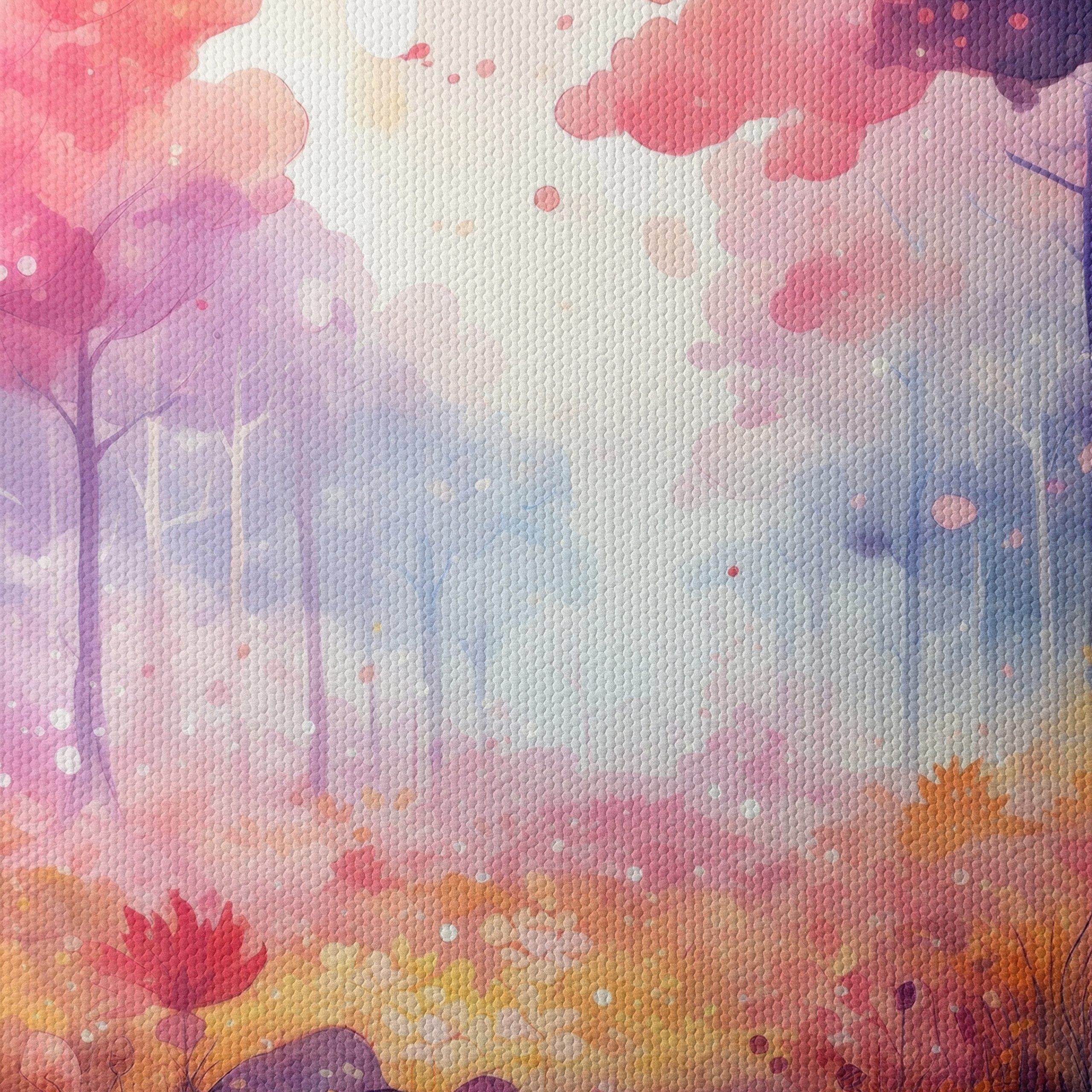 Vibrant Abstract Forest Landscape Art - Image 4