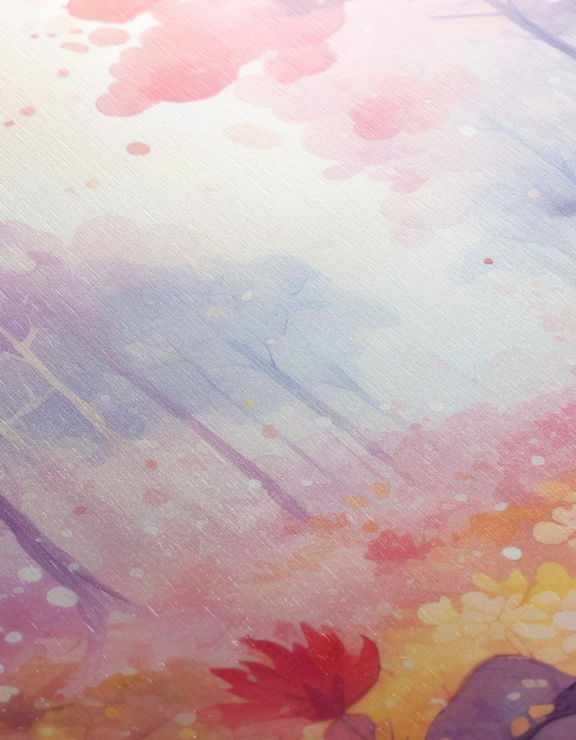 Vibrant Abstract Forest Landscape Art - Image 12