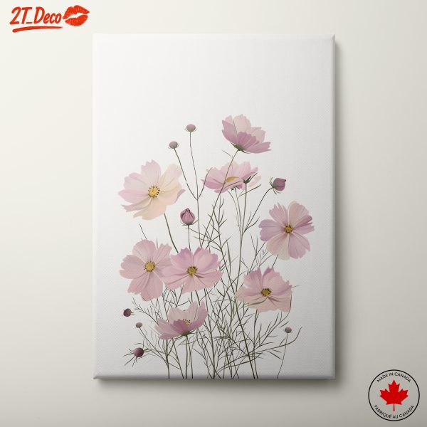 Pink Floral Botanical Artwork