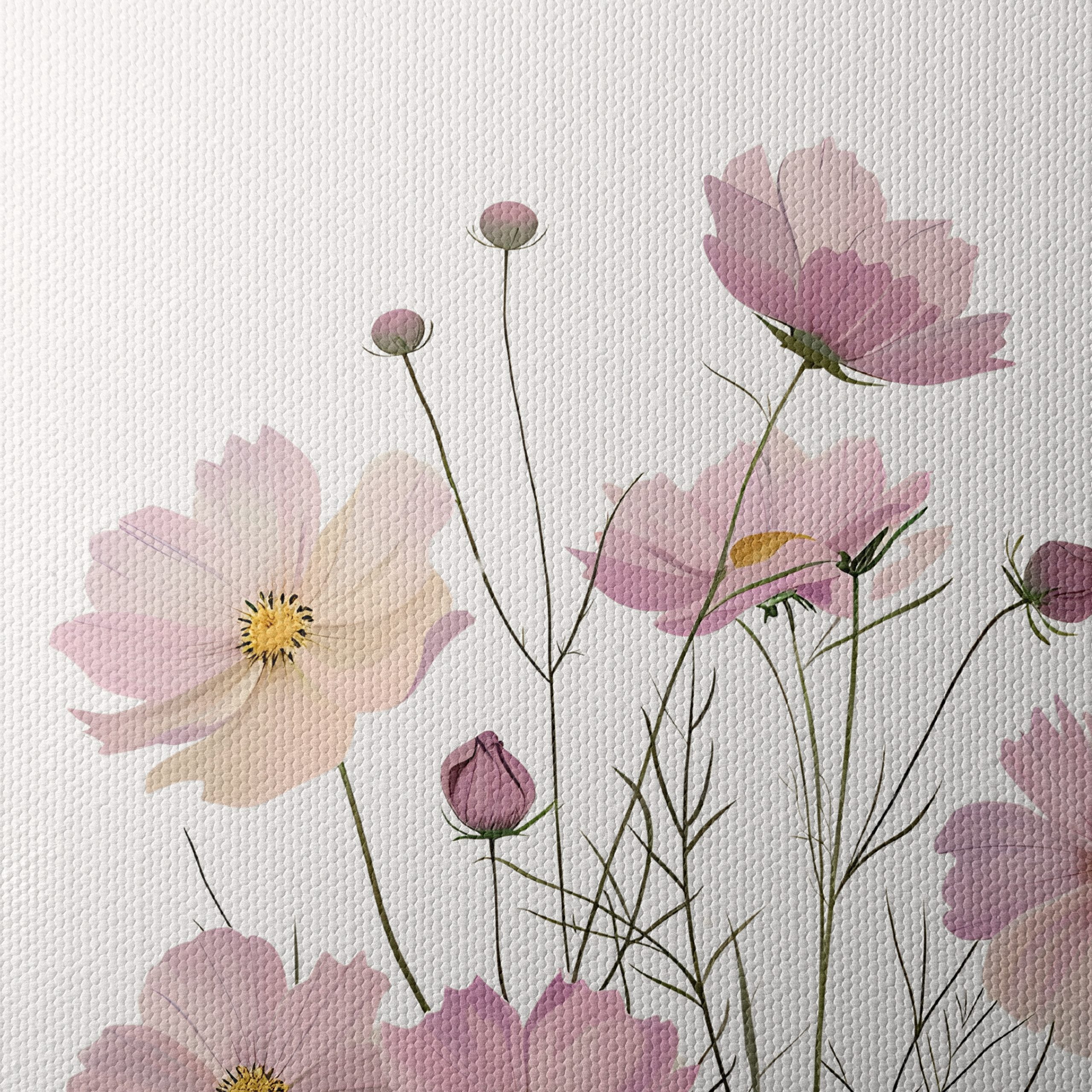 Pink Floral Botanical Artwork - Image 4