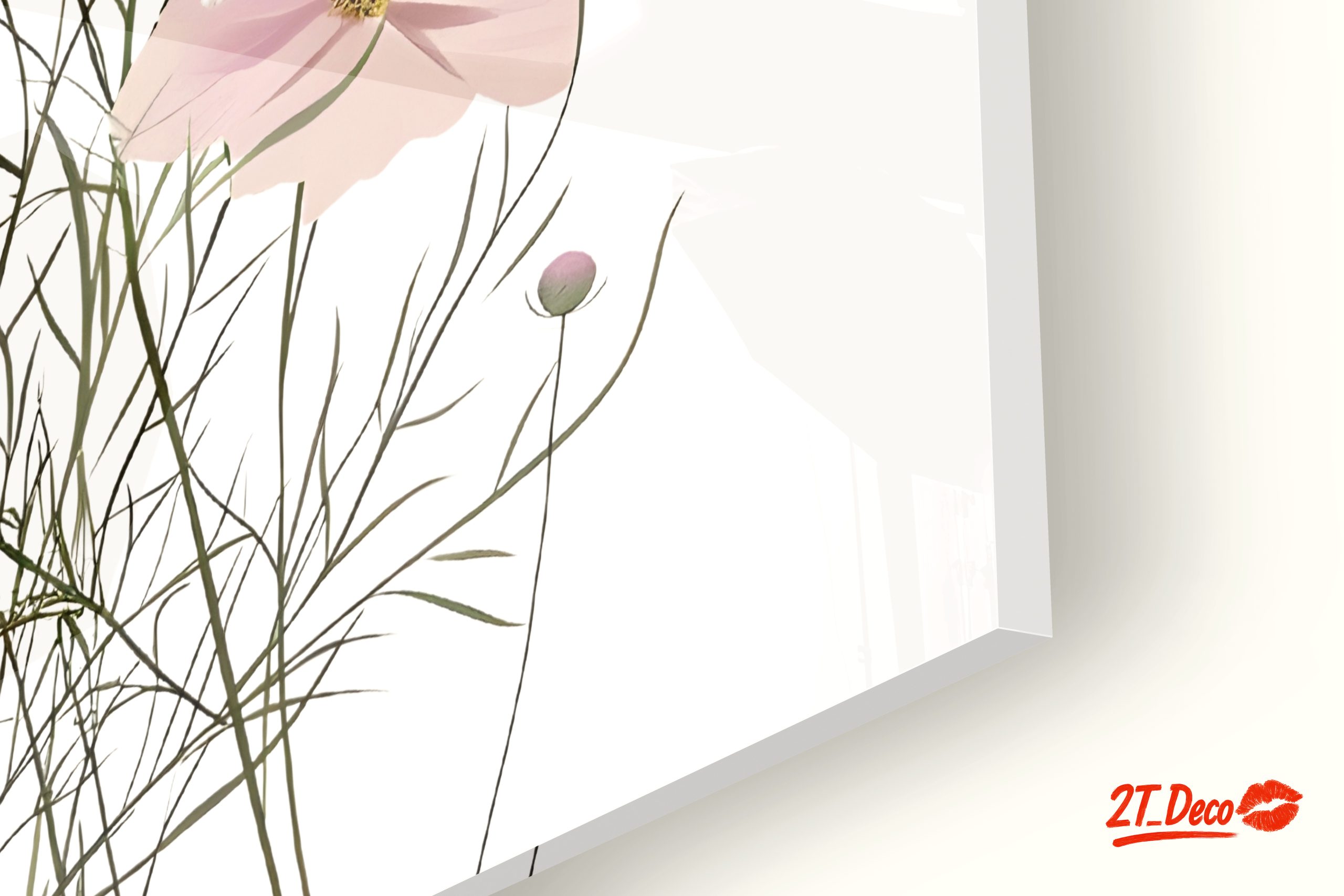 Pink Floral Botanical Artwork - Image 9