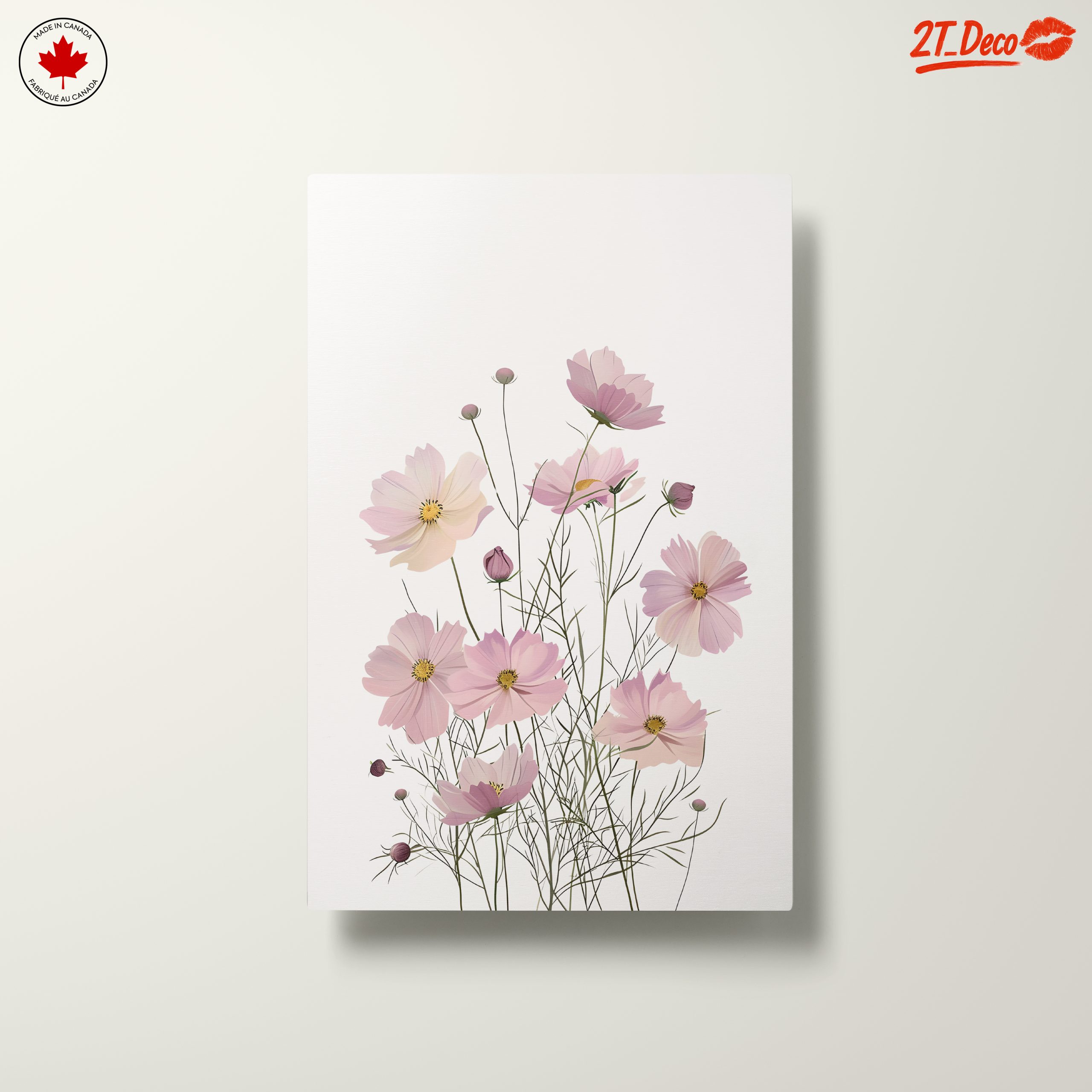 Pink Floral Botanical Artwork - Image 10