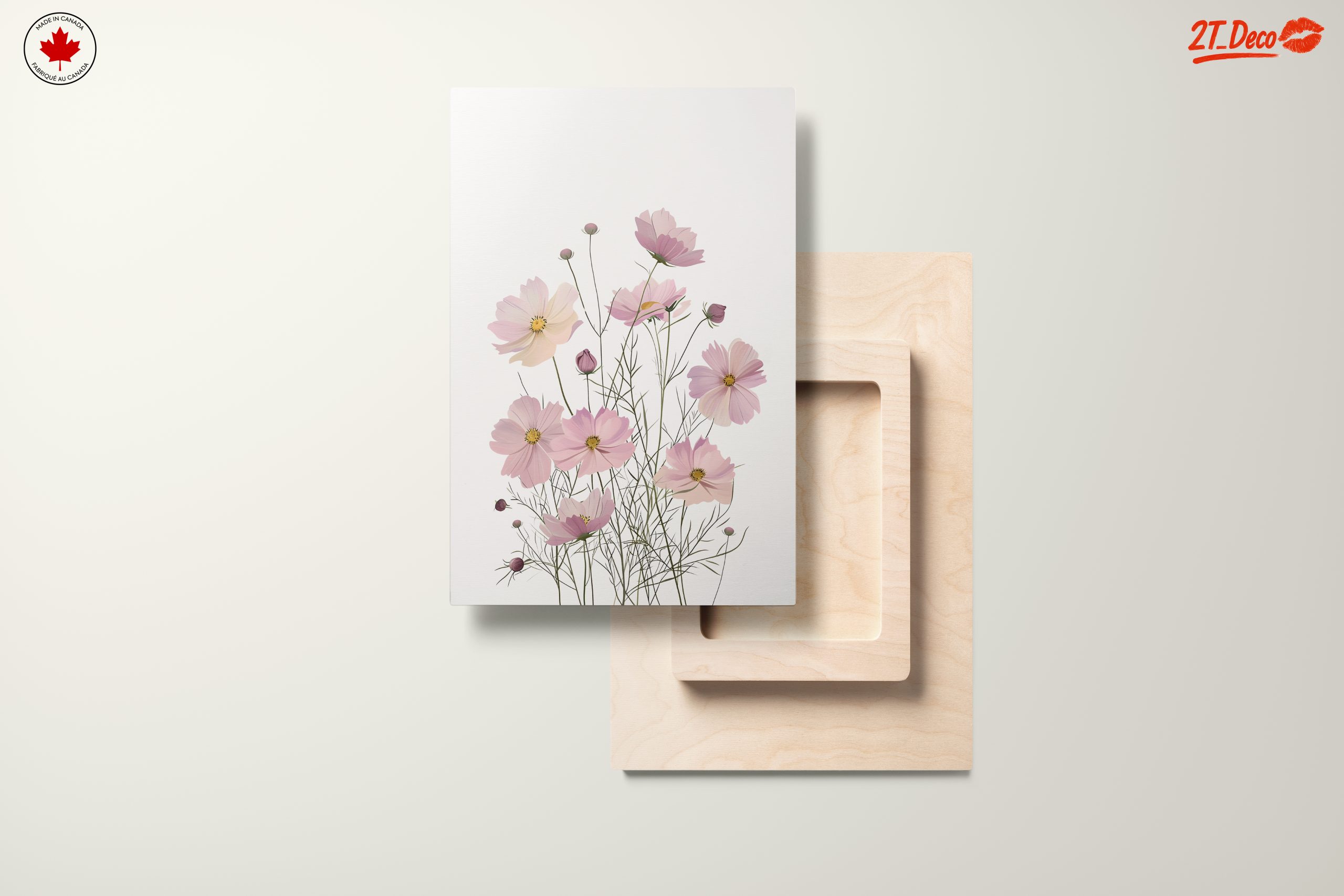 Pink Floral Botanical Artwork - Image 11