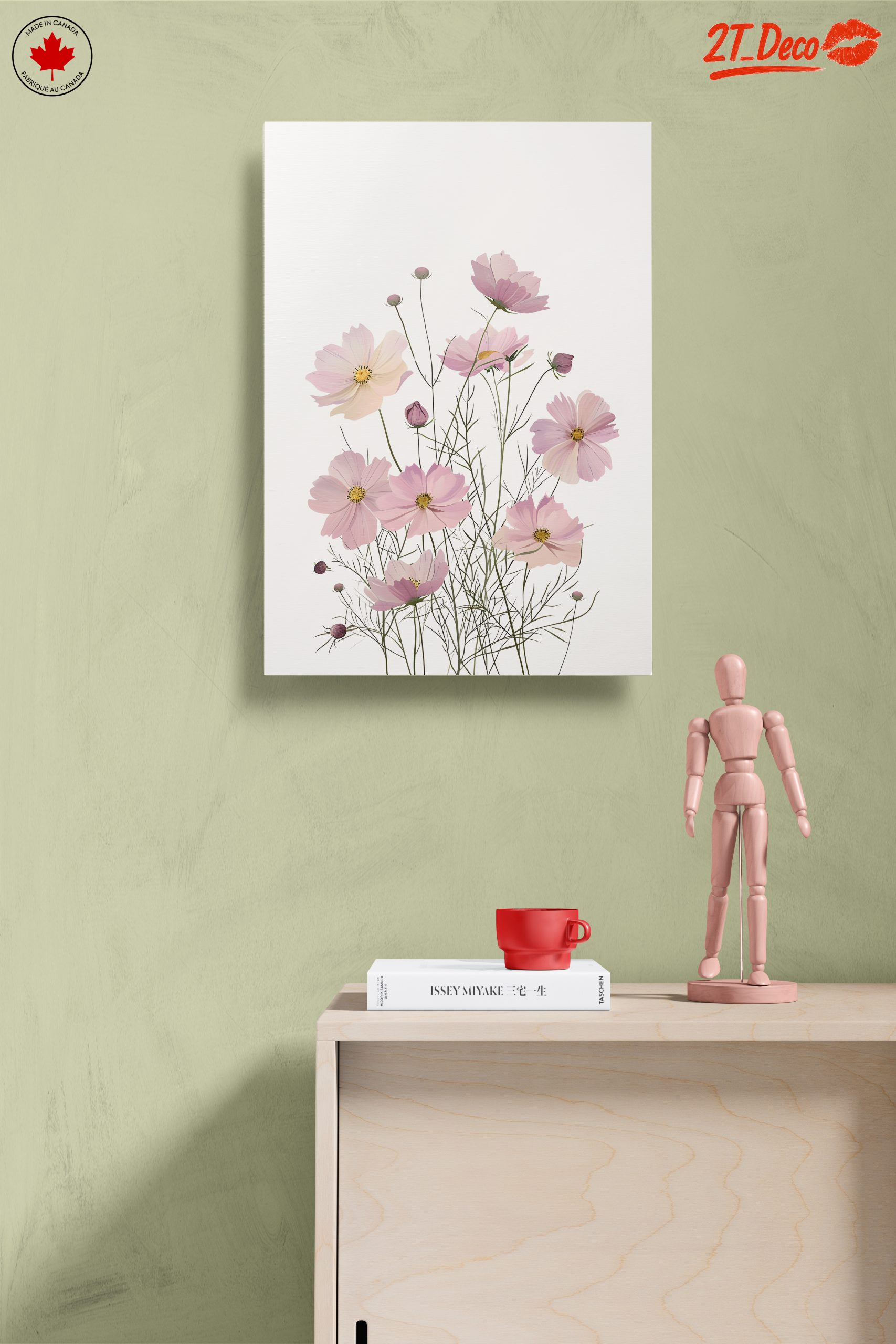 Pink Floral Botanical Artwork - Image 14