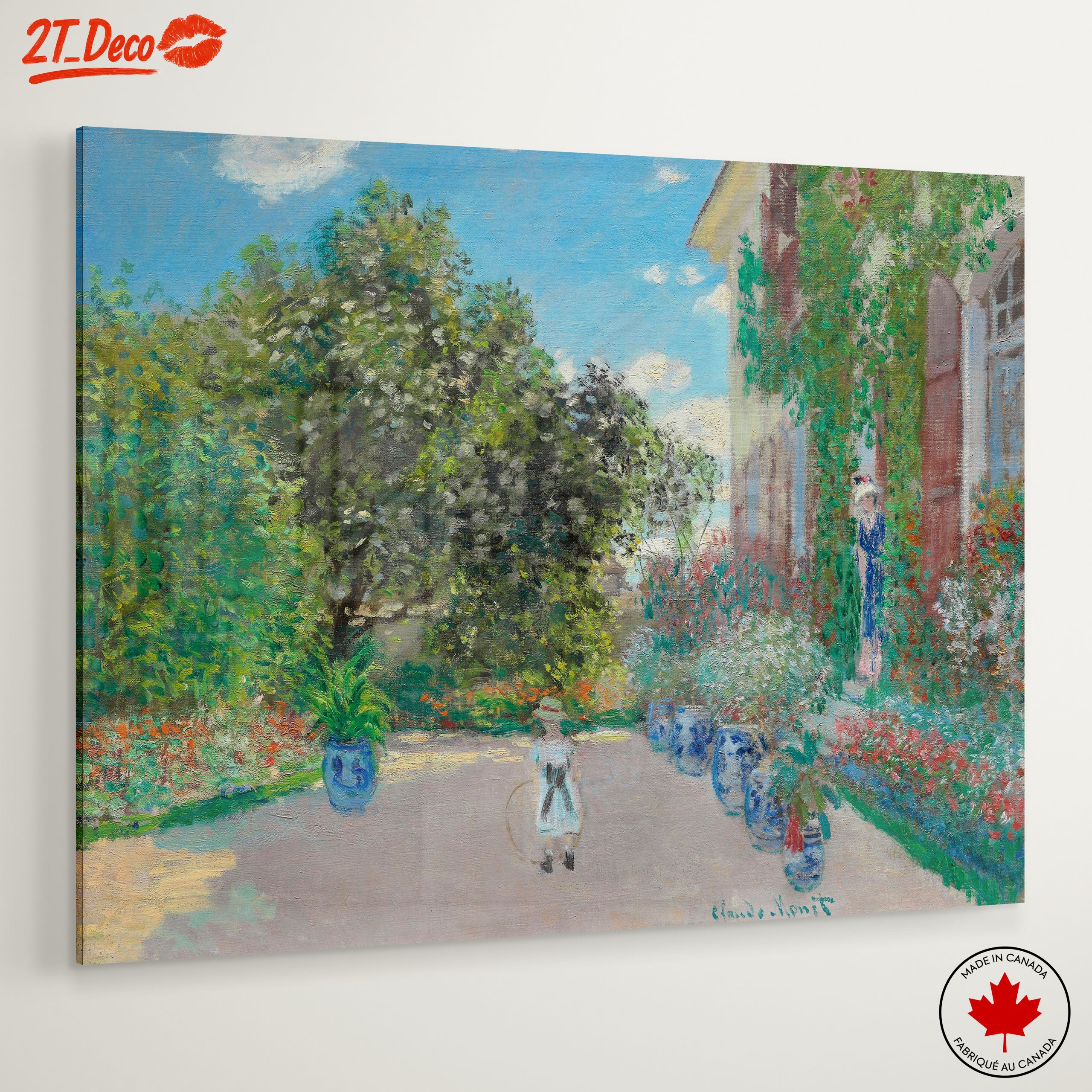 Beautiful Garden Scene with Vibrant Flowers - Image 6