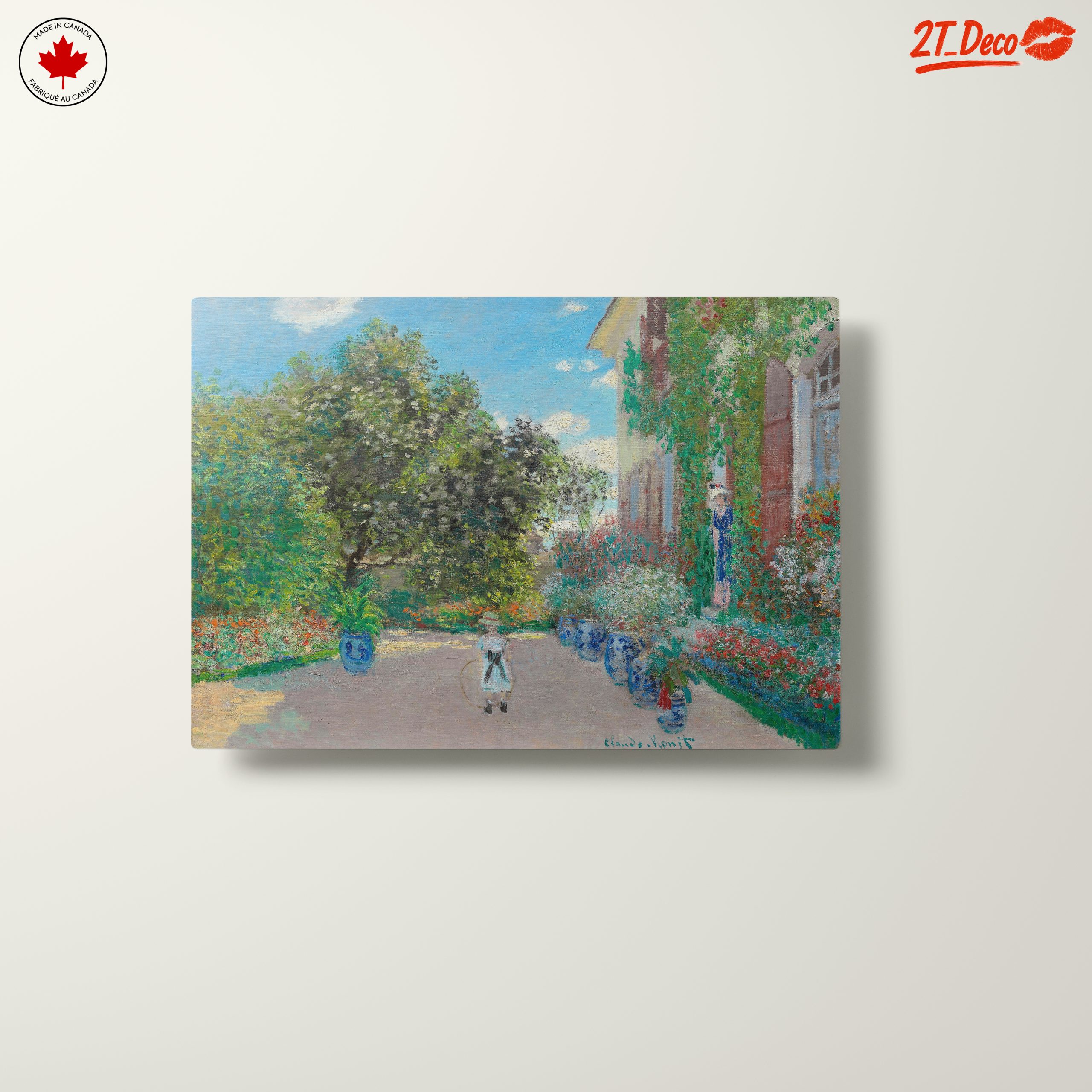 Beautiful Garden Scene with Vibrant Flowers - Image 10