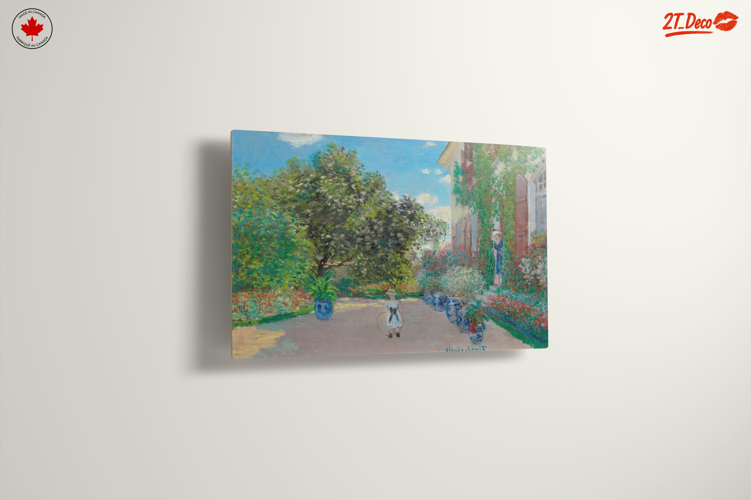 Beautiful Garden Scene with Vibrant Flowers - Image 13