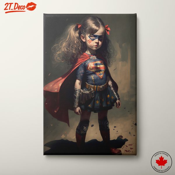Empowered Young Superhero Character Art