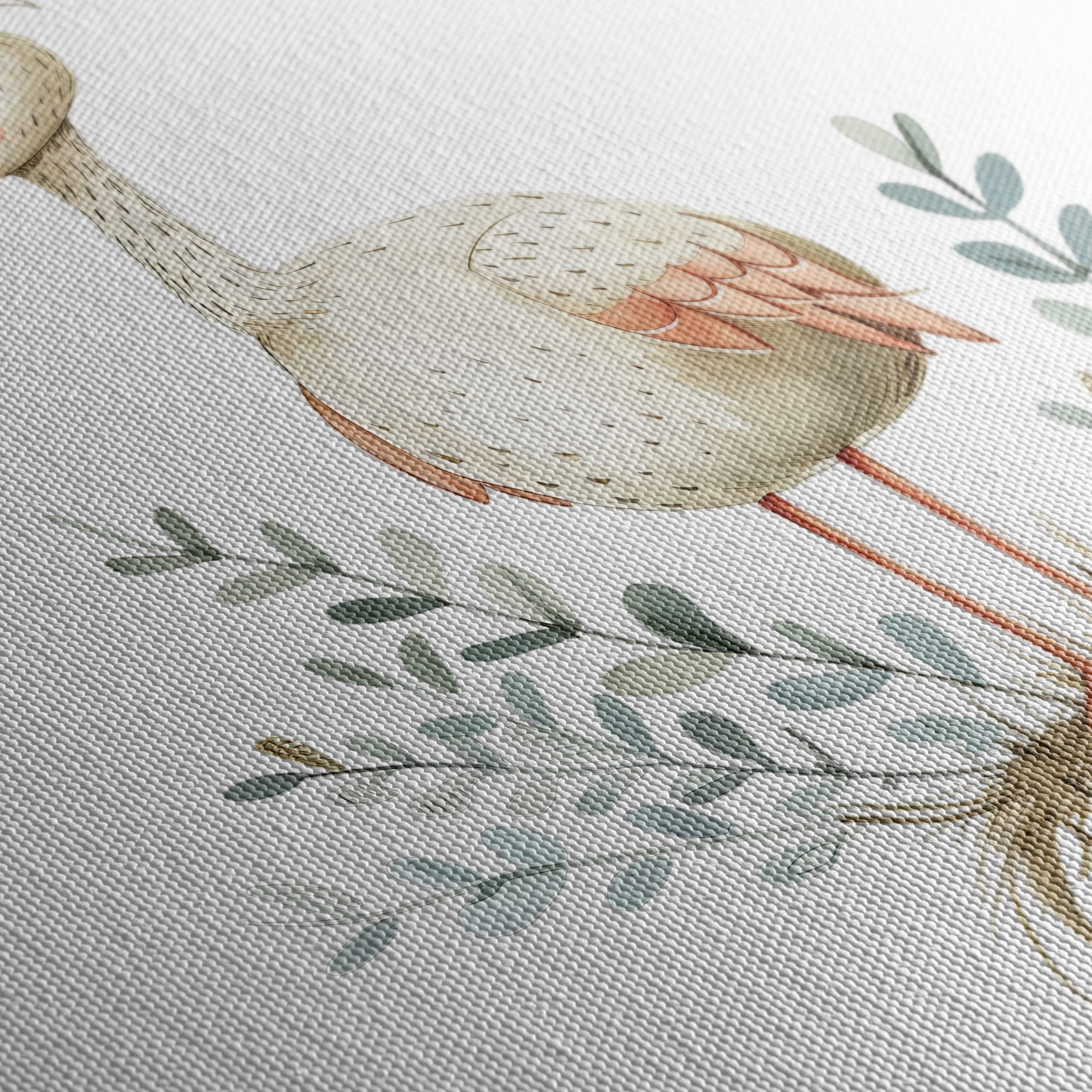 Whimsical Stork Artwork for Kids - Image 5