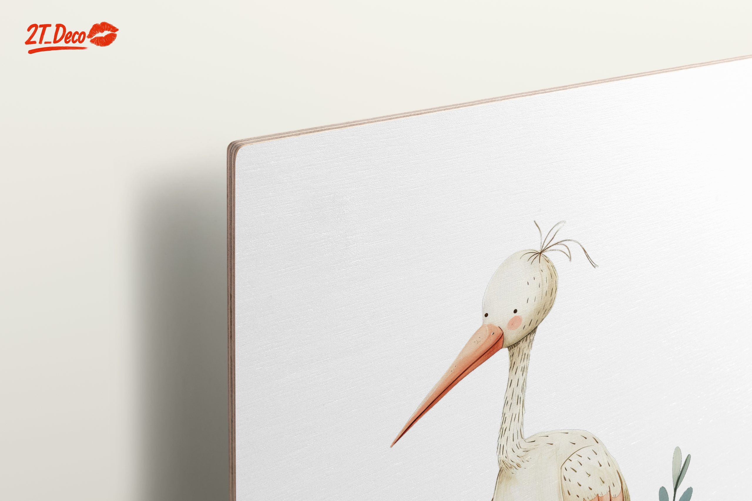 Whimsical Stork Artwork for Kids - Image 15