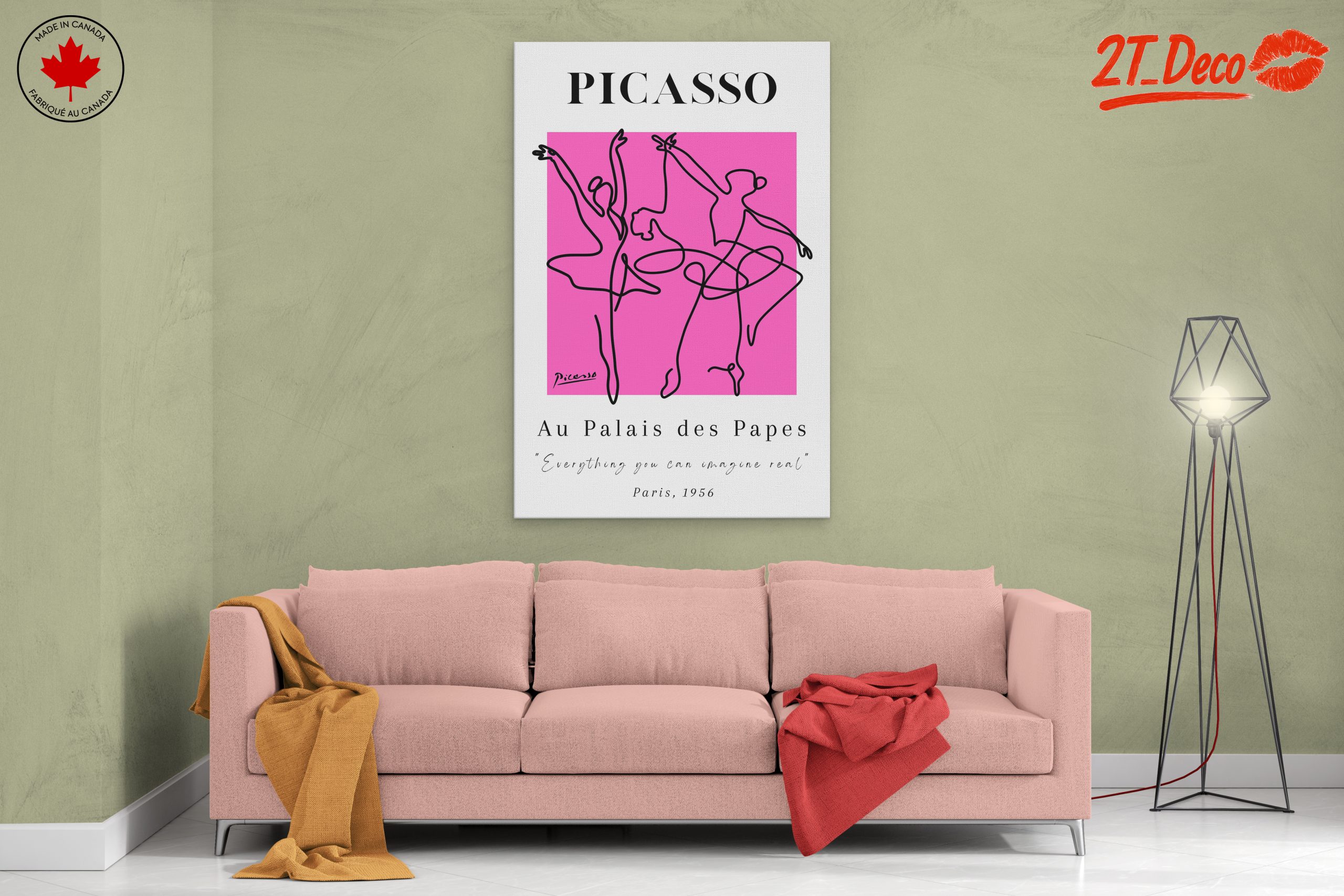 Contemporary Dance Inspired Art by Picasso - Image 2