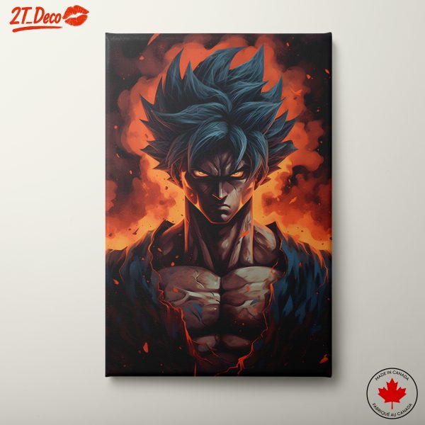 Dynamic Anime Character Art from Dragon Ball