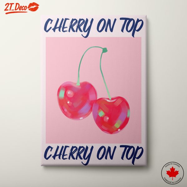 Cherry On Top Abstract Food Art