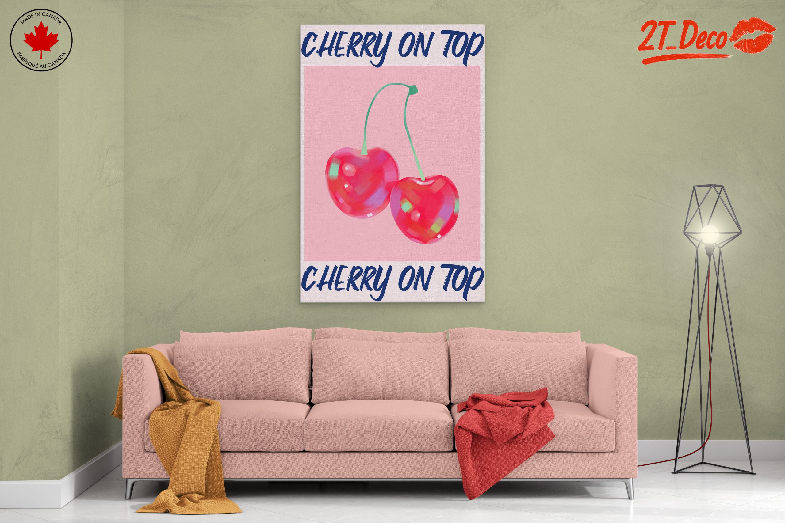 Cherry On Top Abstract Food Art - Image 2