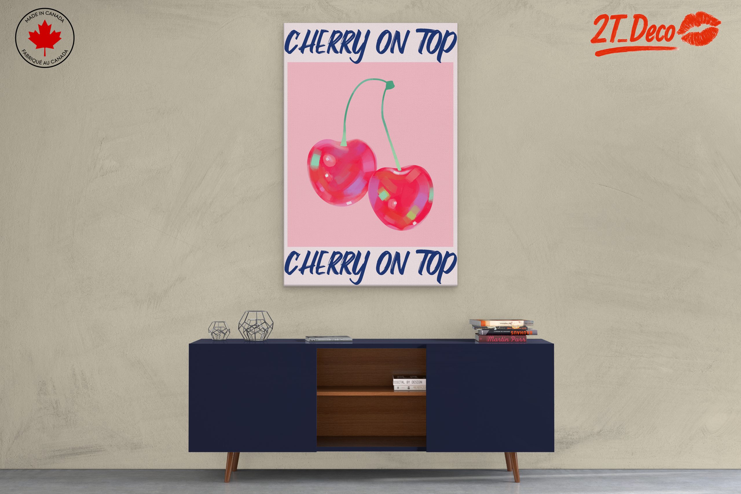 Cherry On Top Abstract Food Art - Image 3