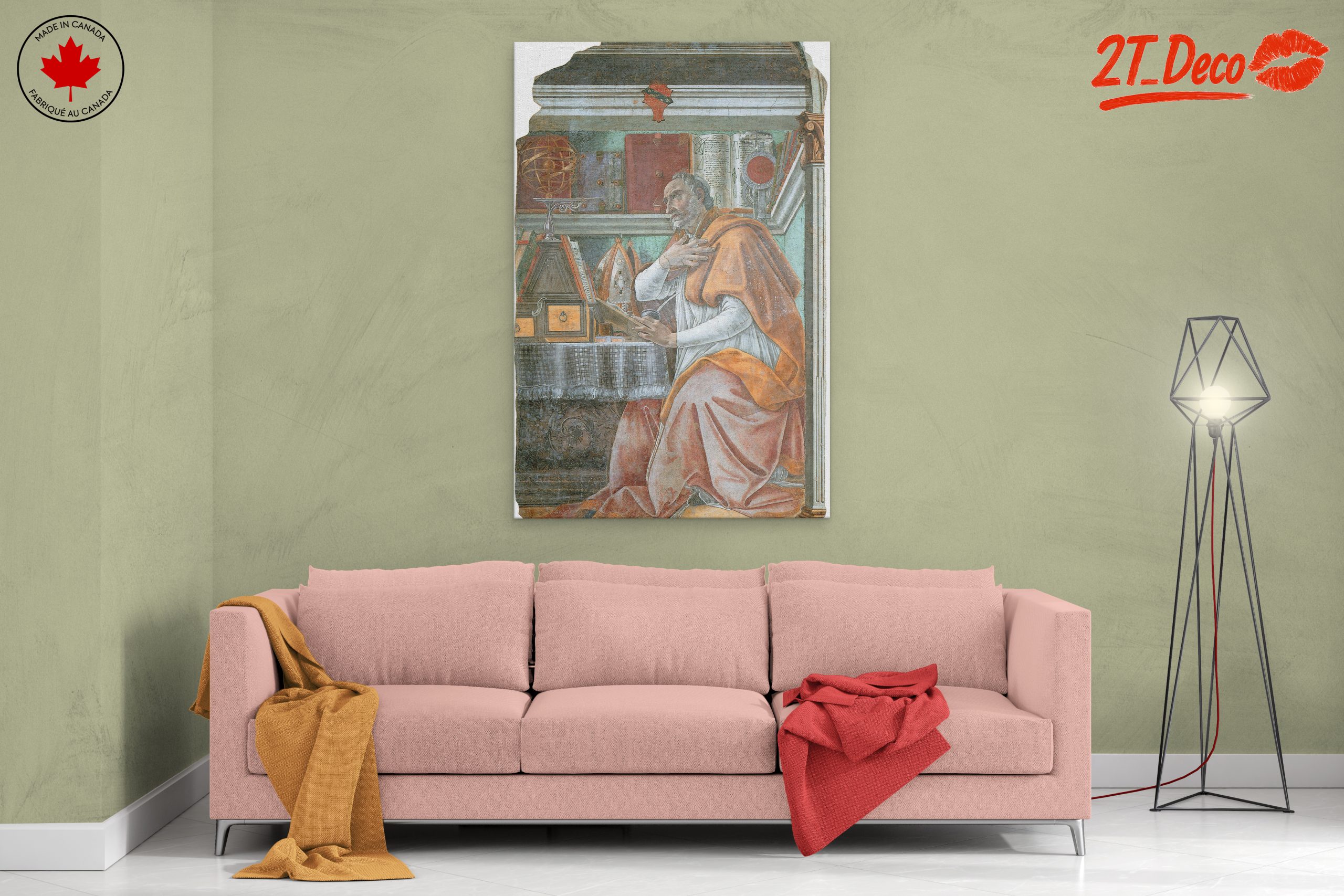 Thoughtful Classical Figure Surrounded by Books - Image 2