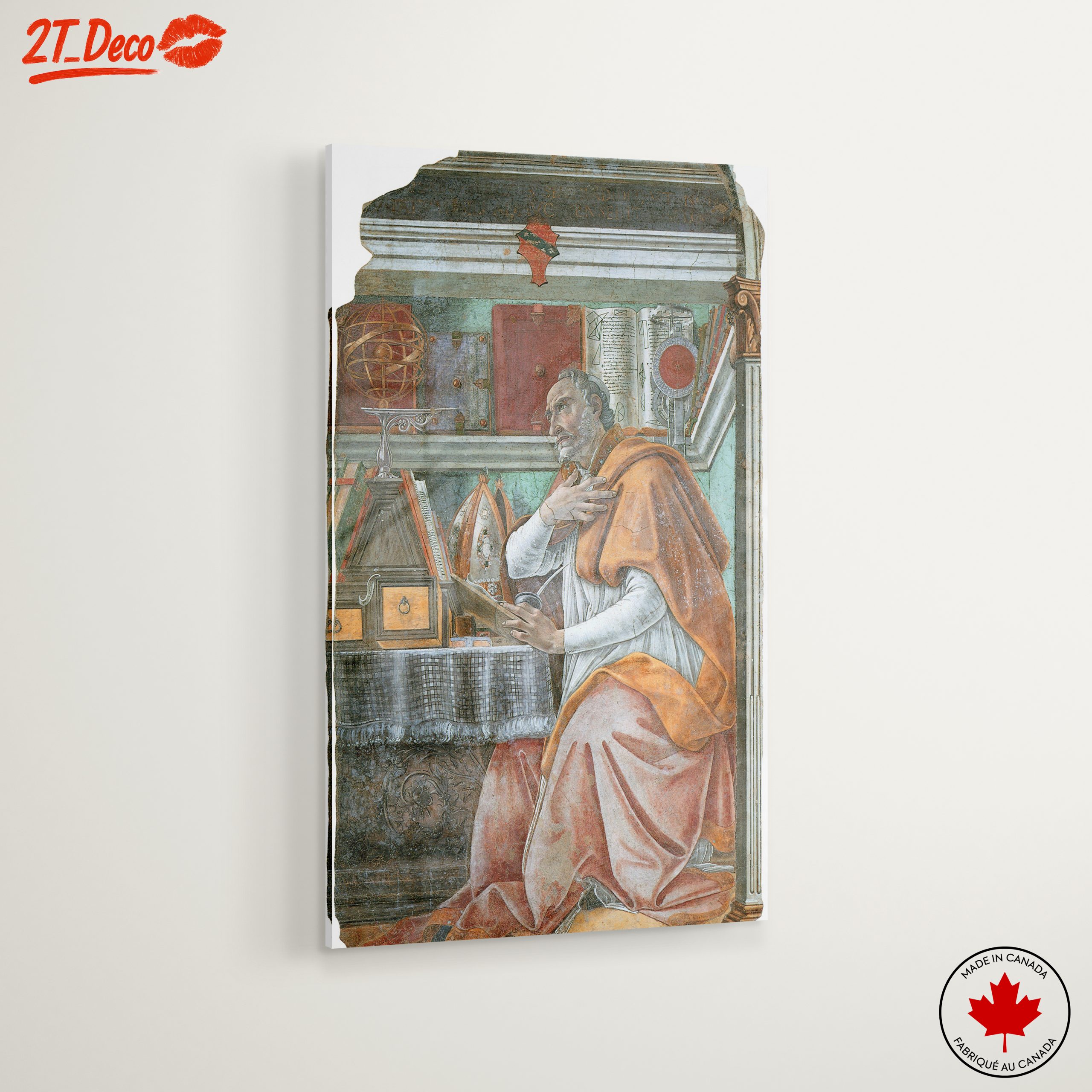 Thoughtful Classical Figure Surrounded by Books - Image 6