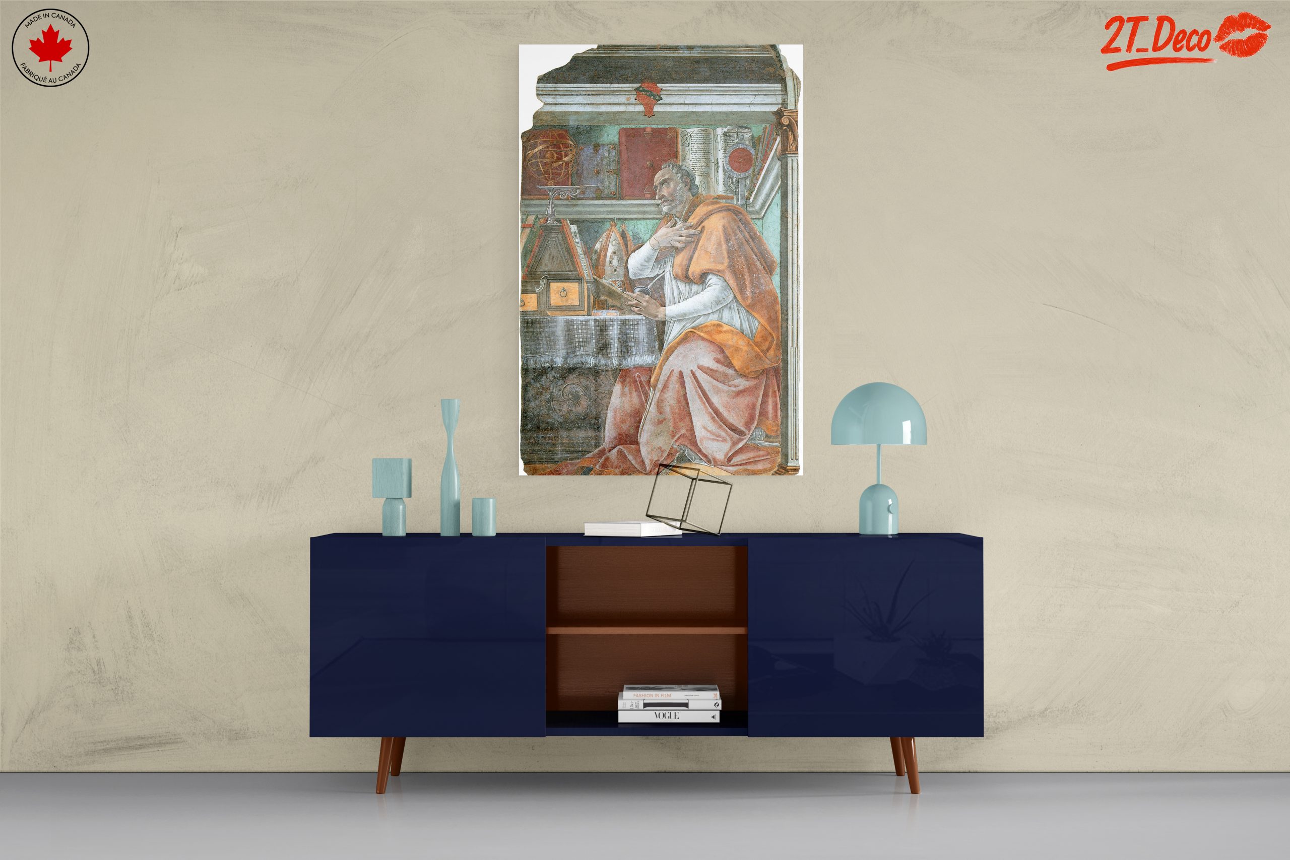 Thoughtful Classical Figure Surrounded by Books - Image 8