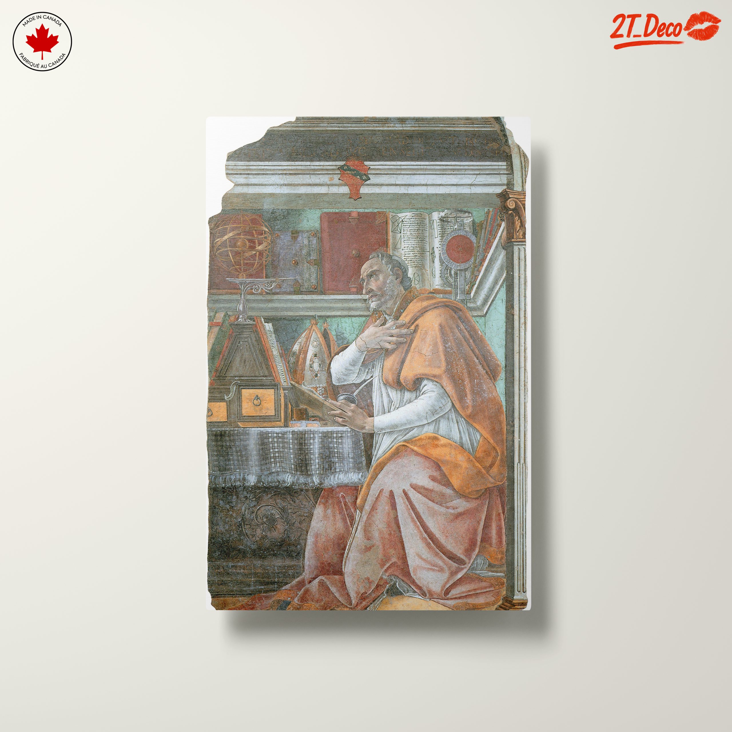 Thoughtful Classical Figure Surrounded by Books - Image 10