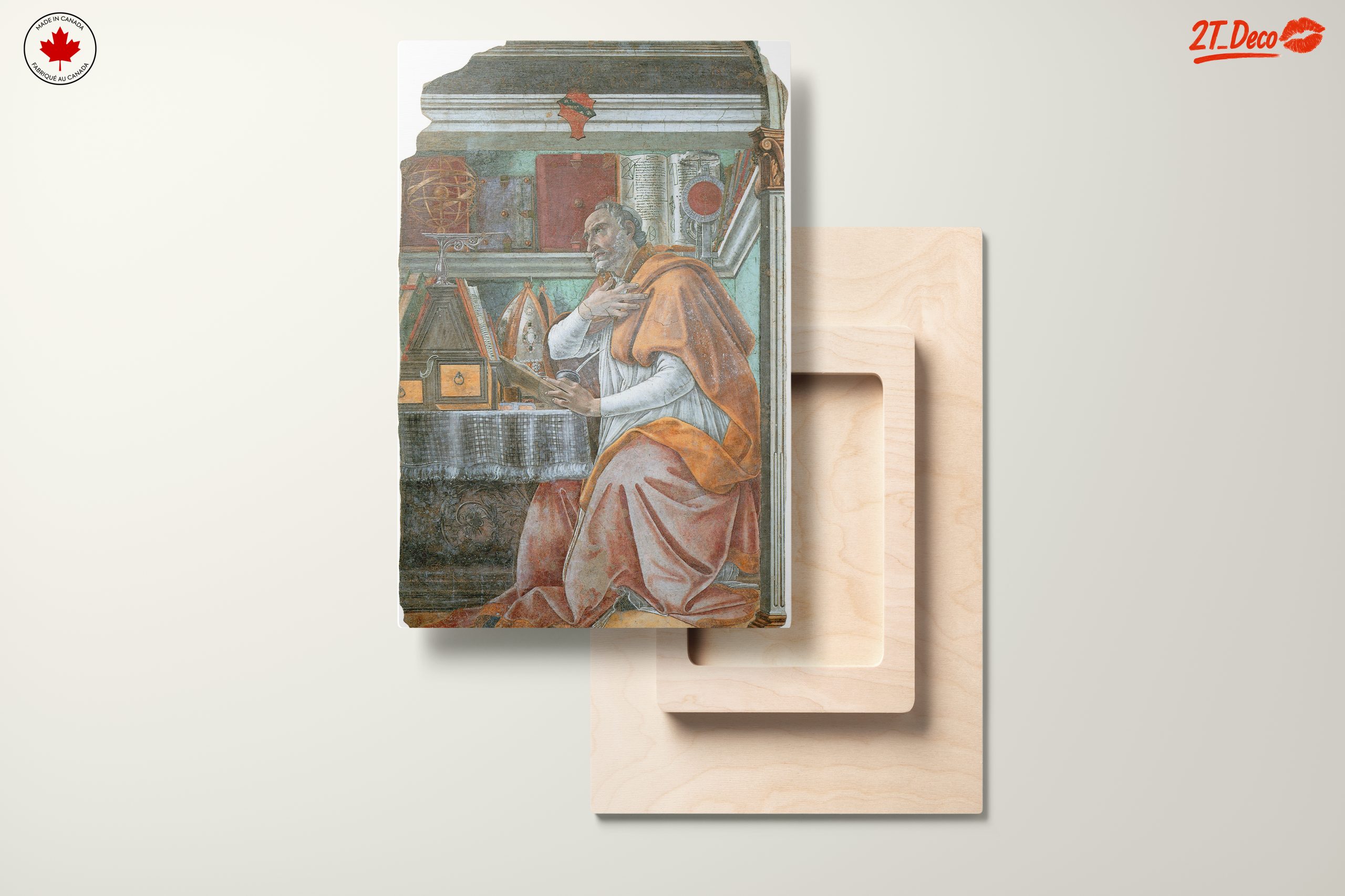 Thoughtful Classical Figure Surrounded by Books - Image 11