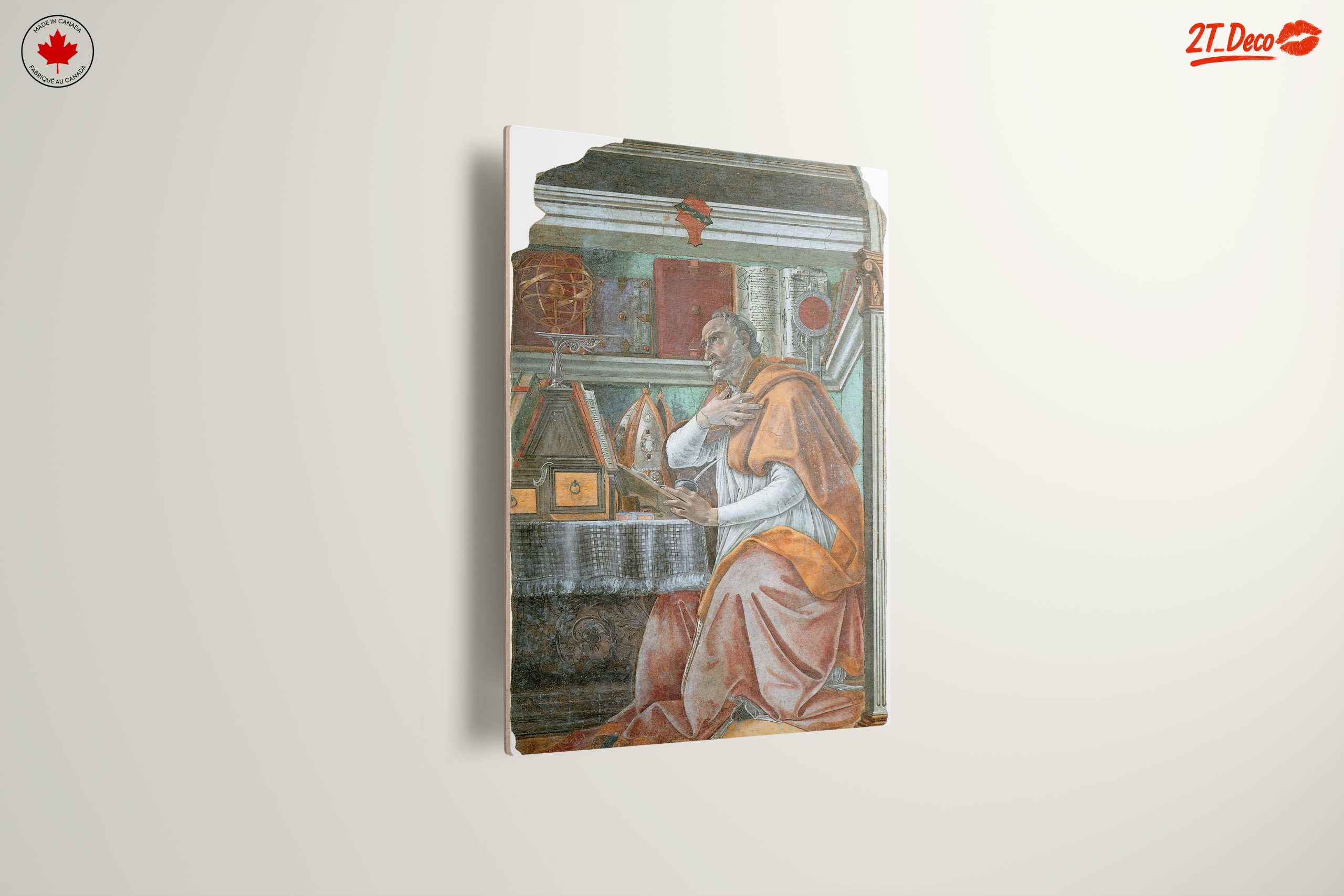 Thoughtful Classical Figure Surrounded by Books - Image 13